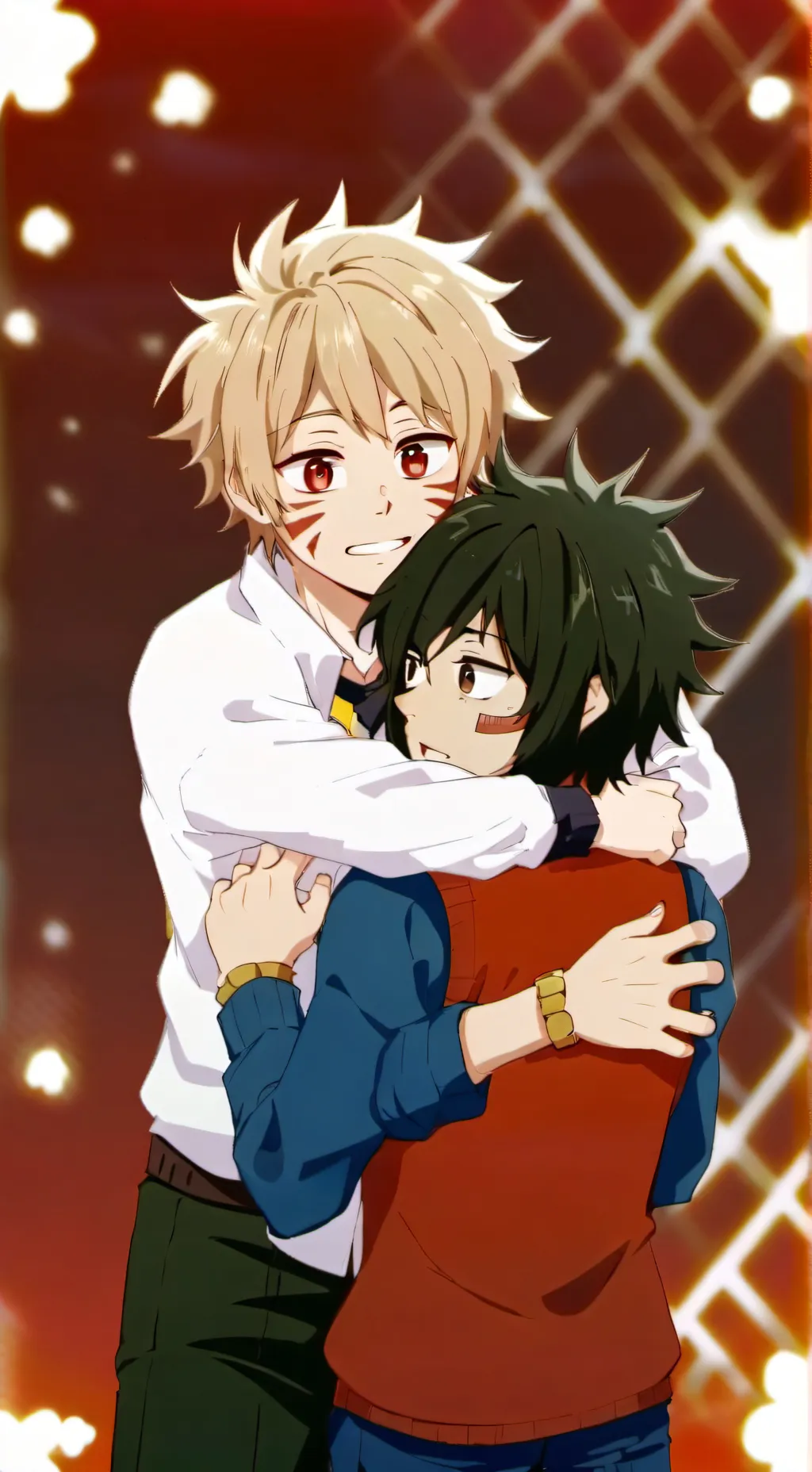 ai character: Bkdk (BakugoXDeku) background