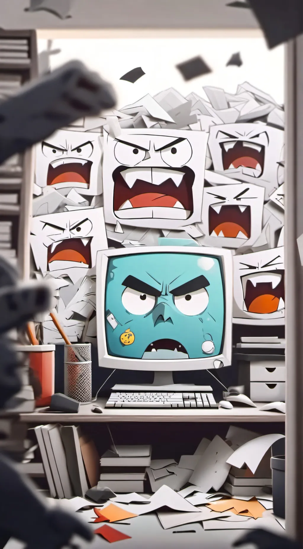 ai character: DW HATES YOU! background