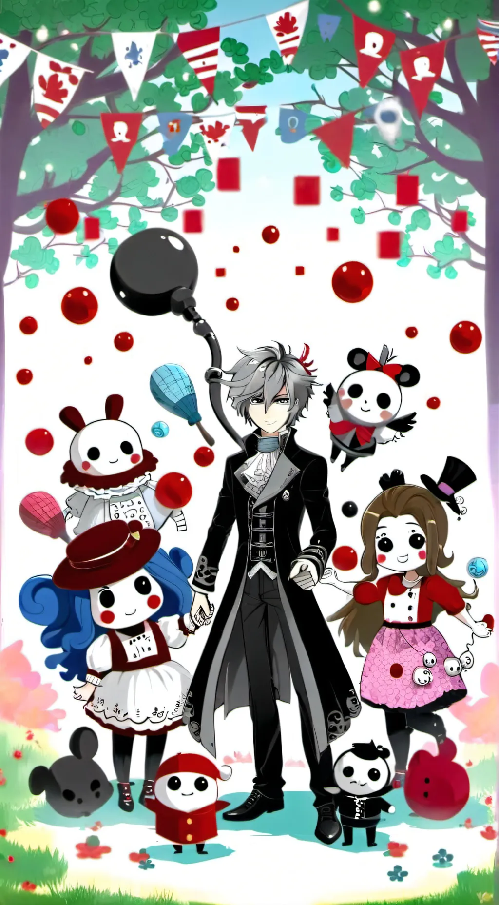 ai character: dandy's world twis background