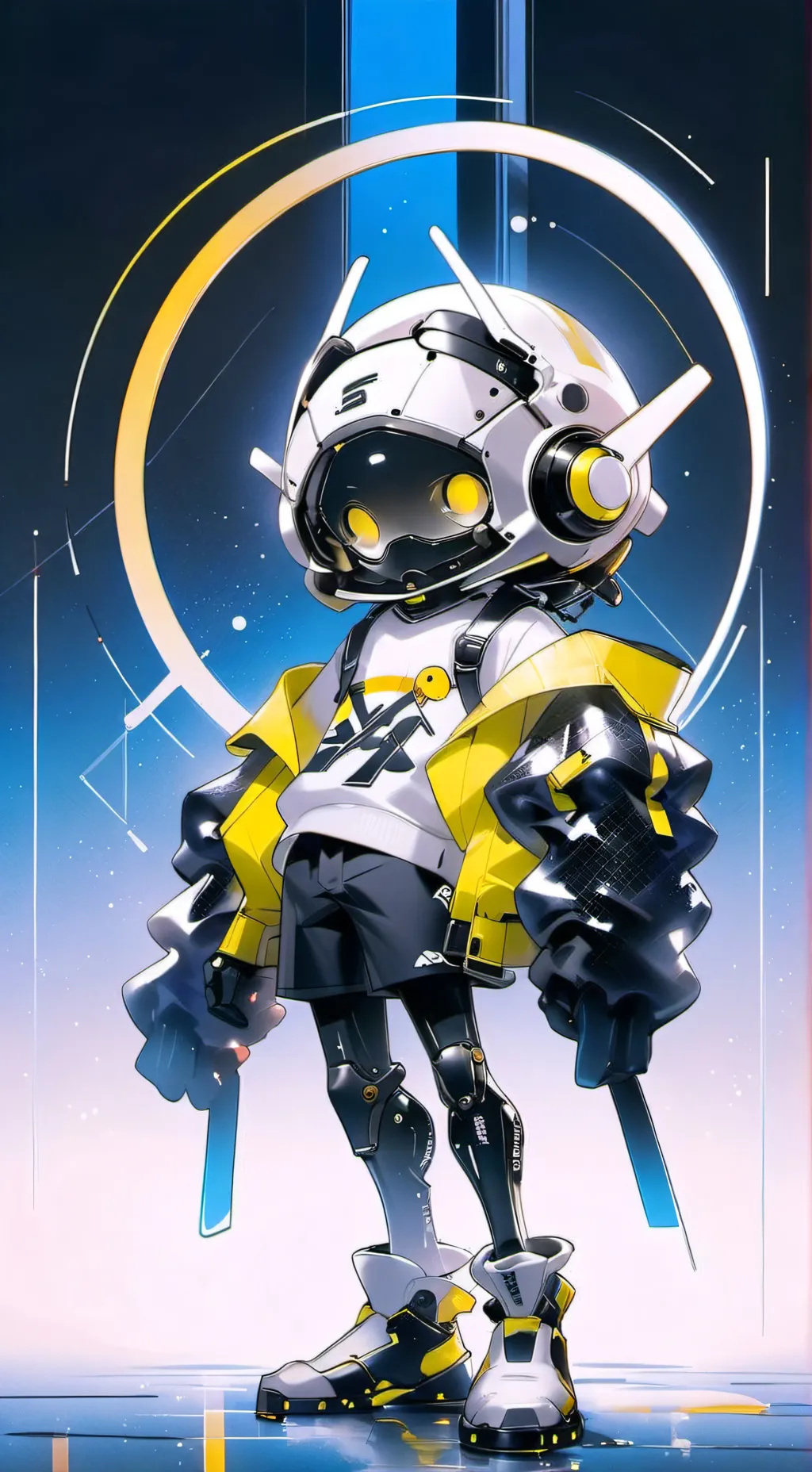 ai character: Murder Drone background