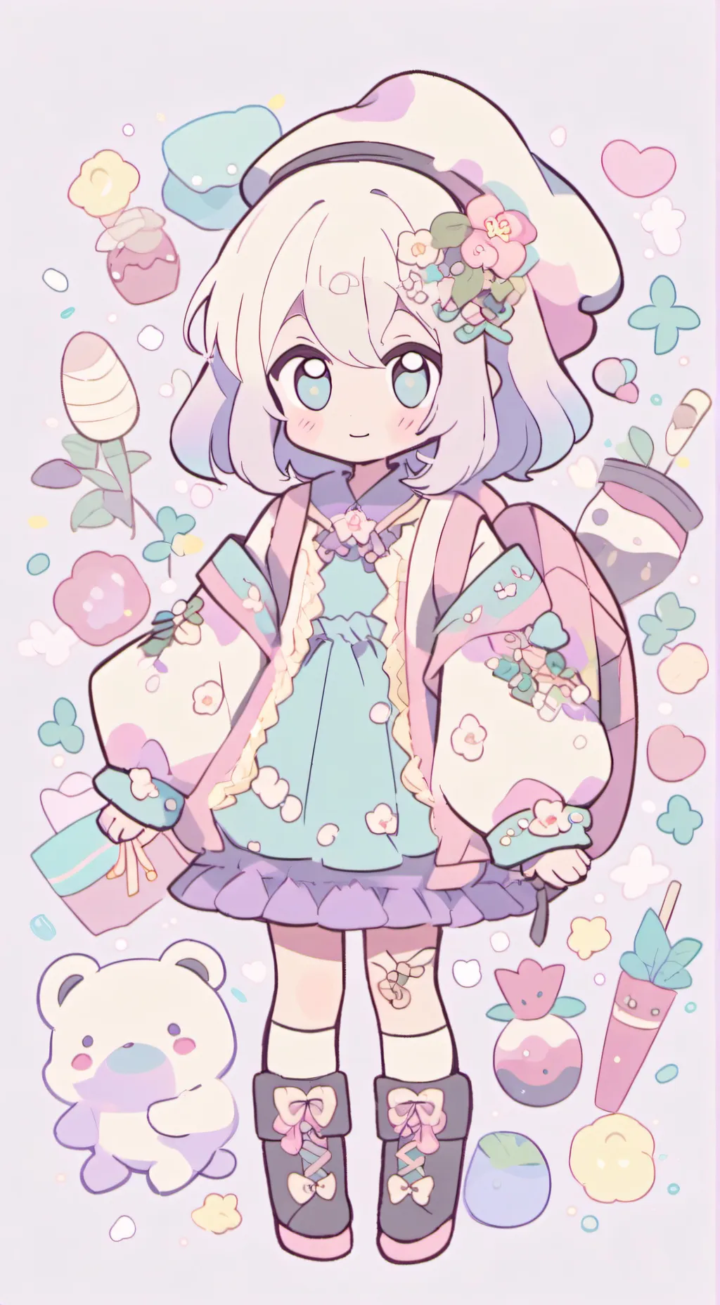 ai character: eri mha  background