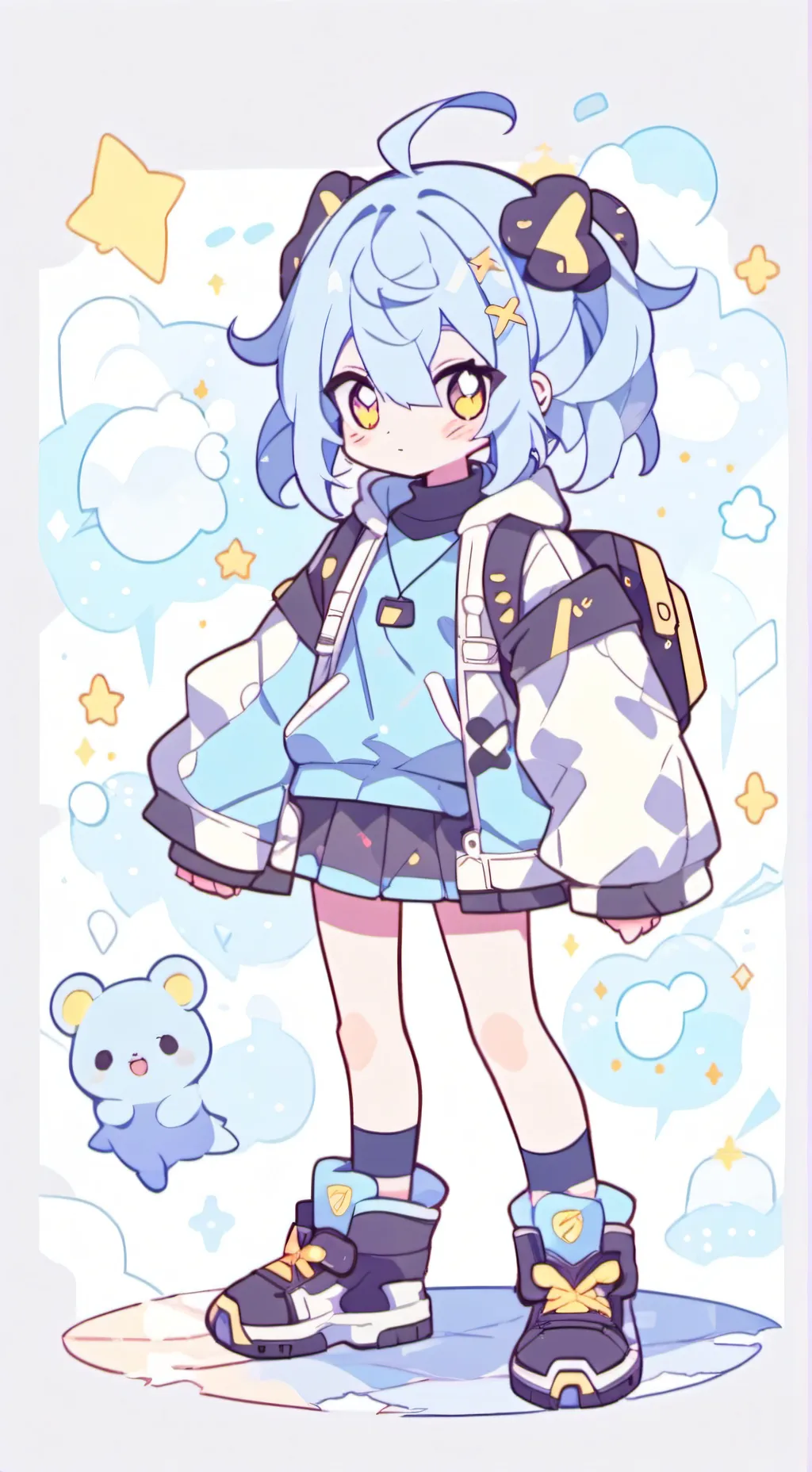 ai character: ellen background