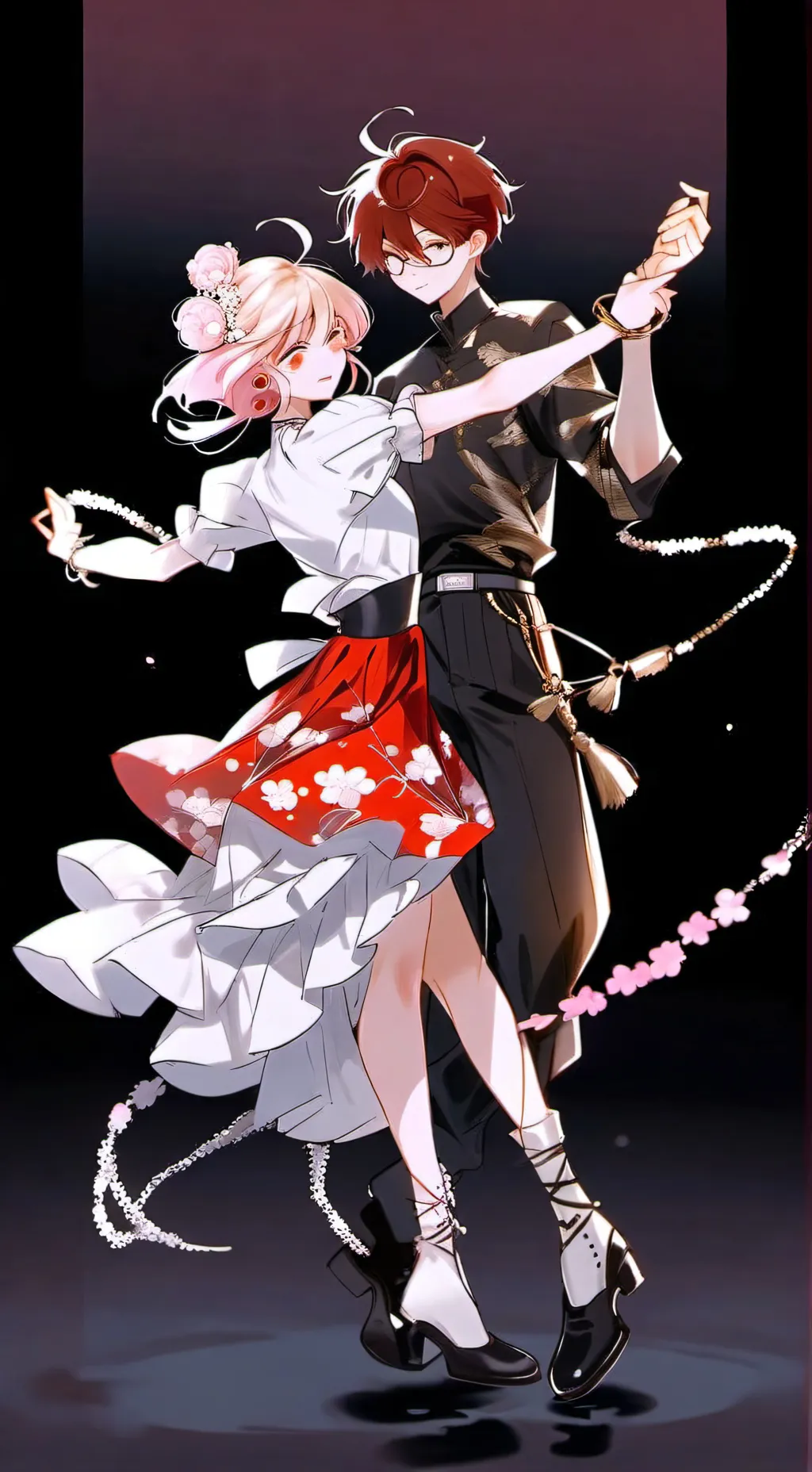 ai character: Radioapple background