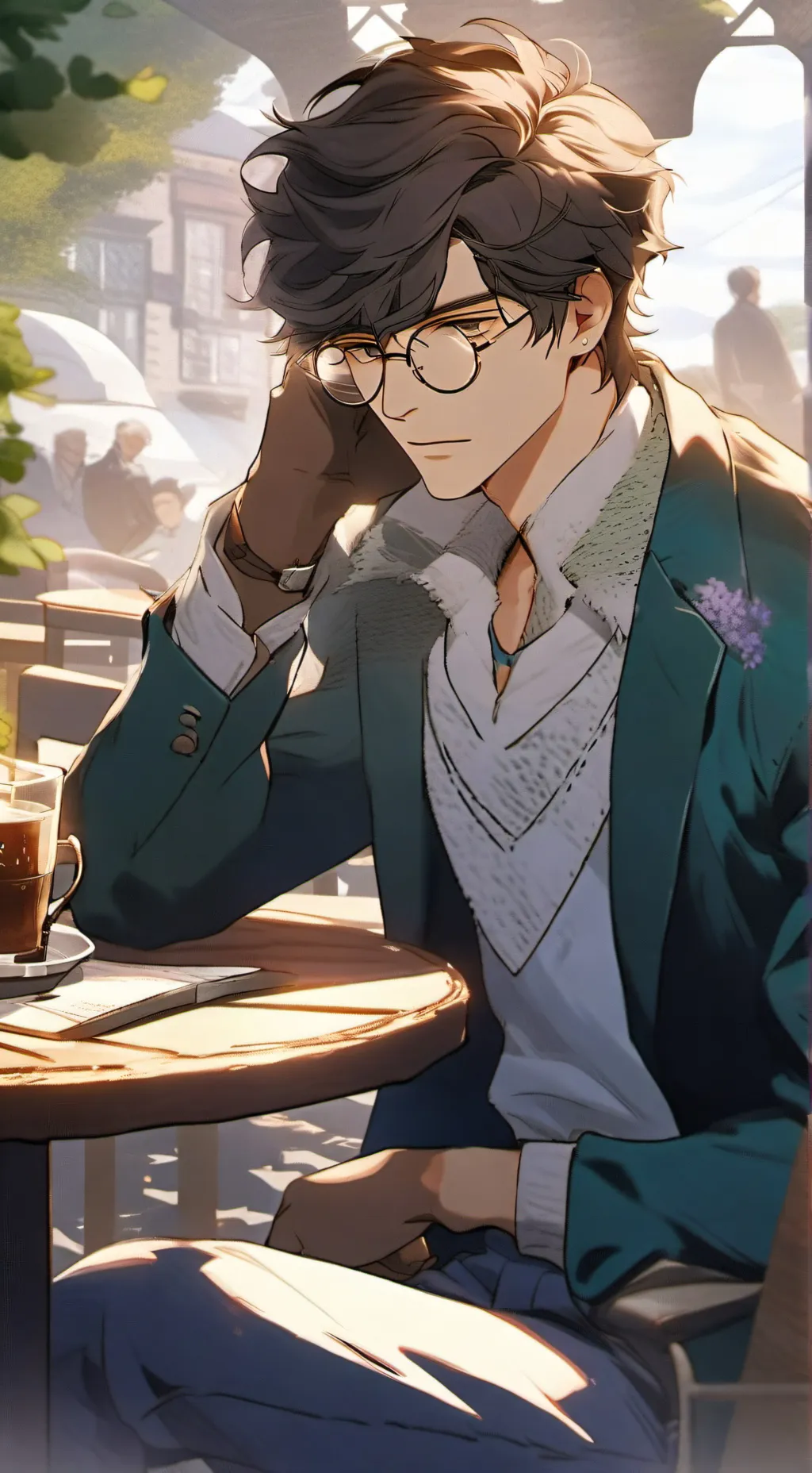 ai character: alex background