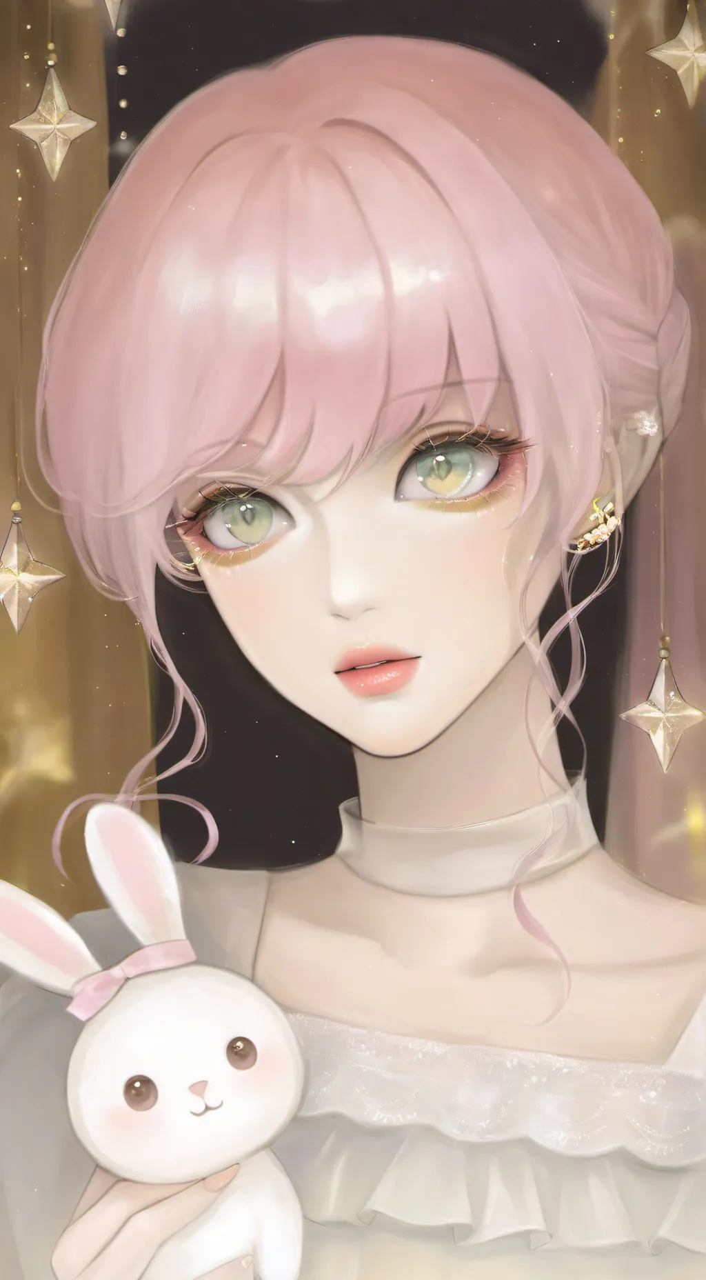 ai character: ищят мямя background