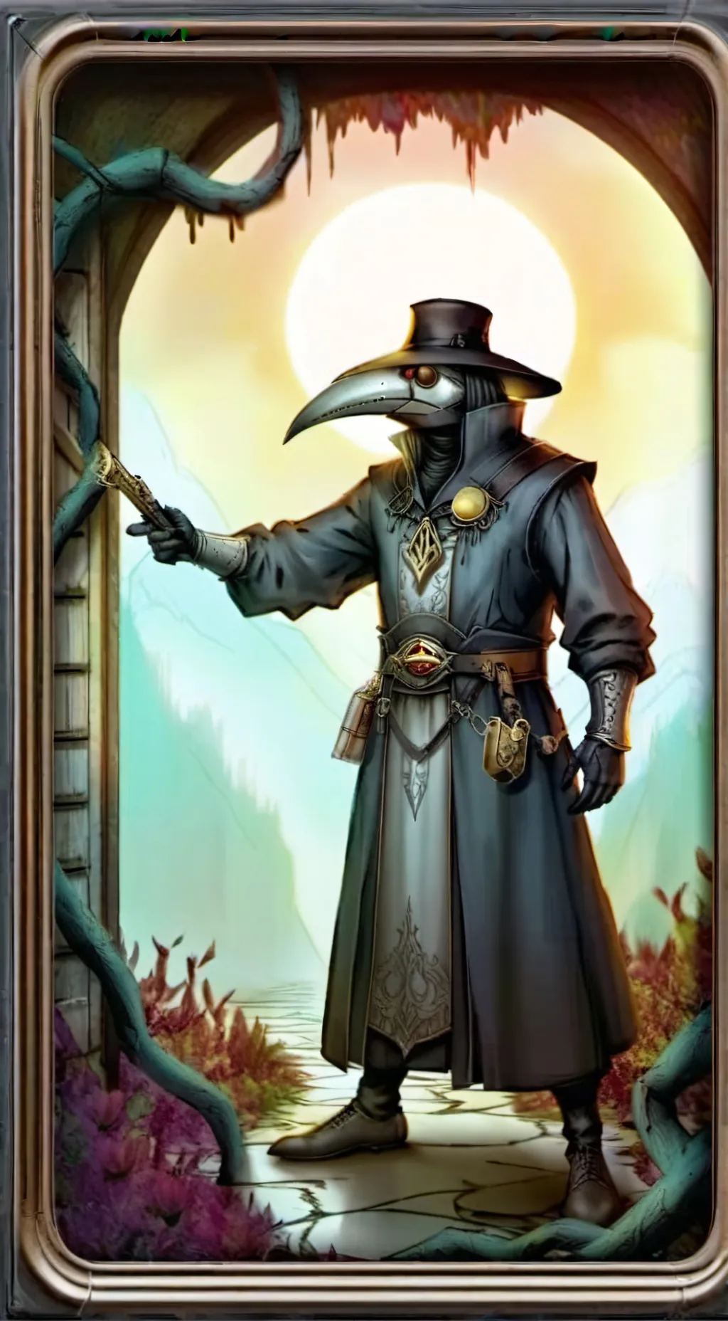 ai character: scp 049 test background