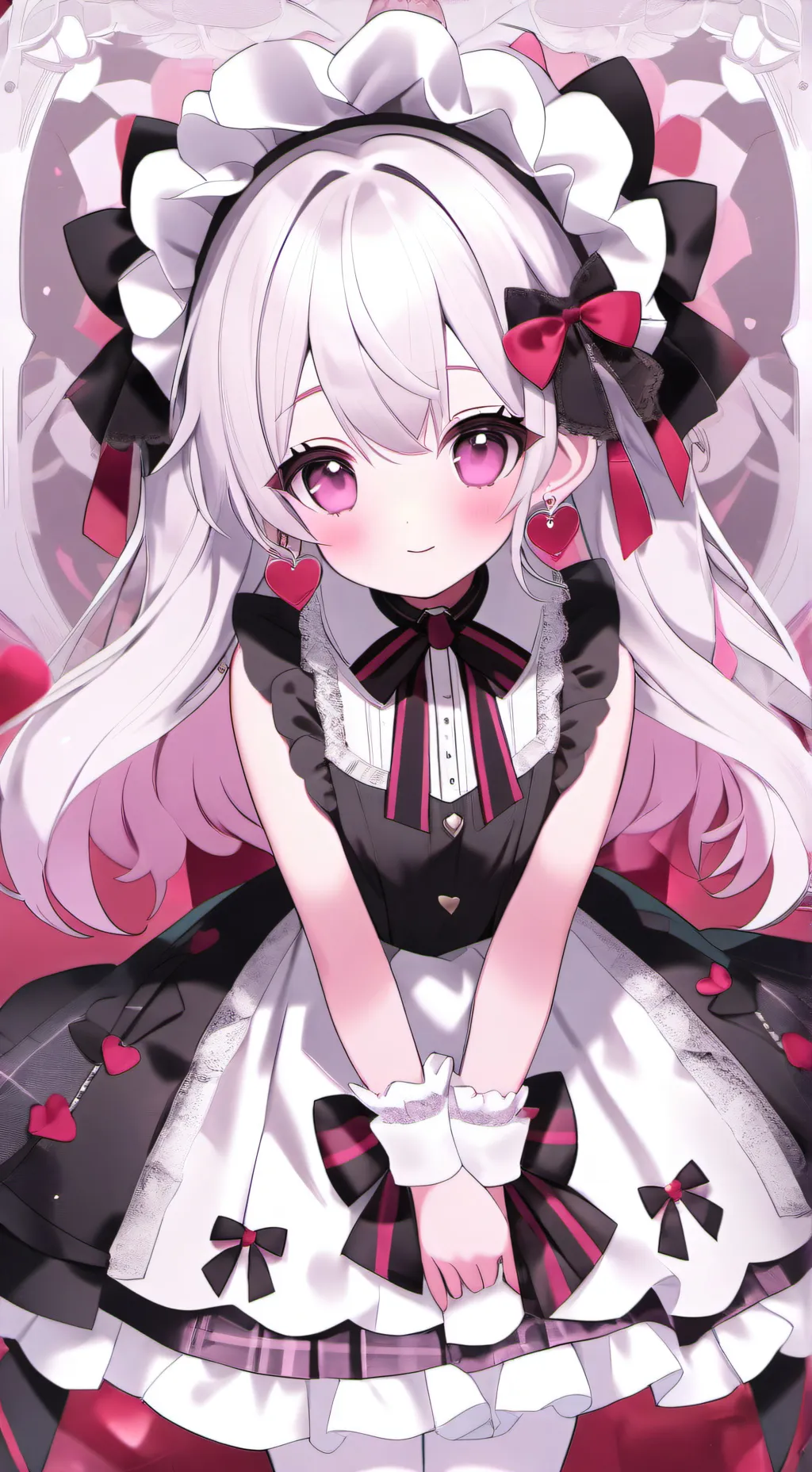 ai character: Candy a shadow m background