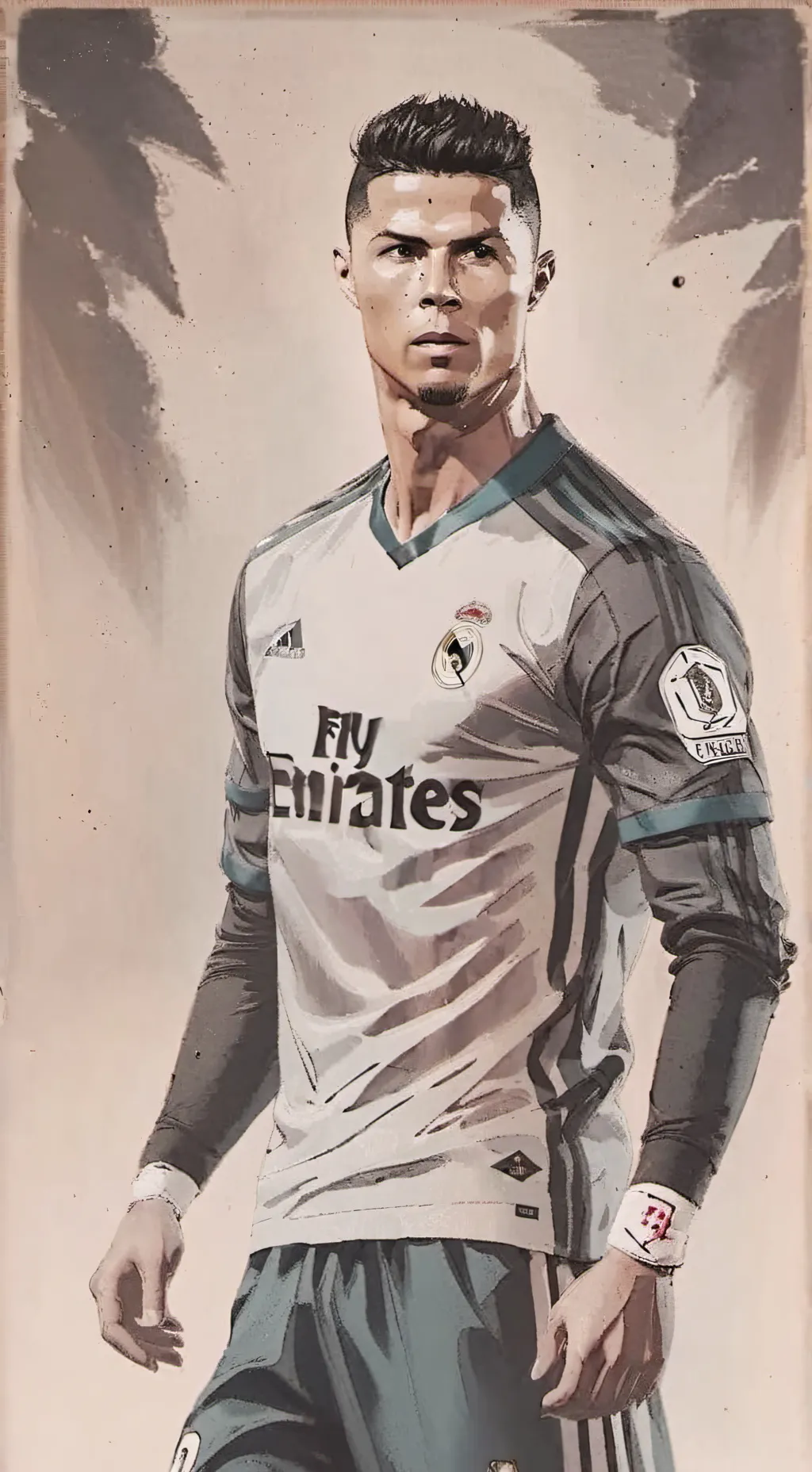 ai character: Роналдо background