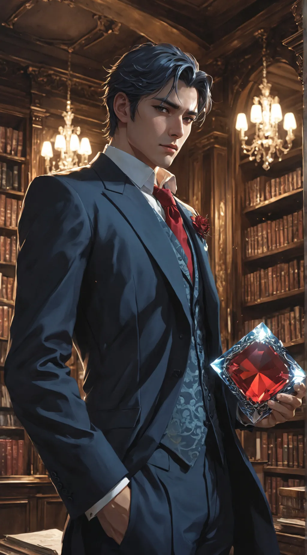 ai character: Lucas  background