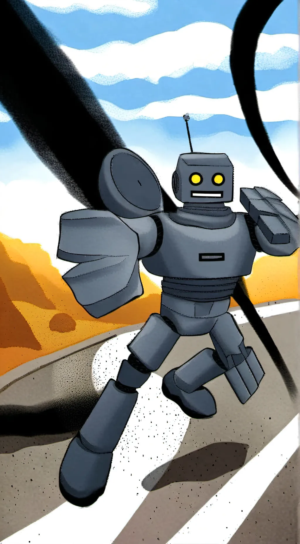 ai character: sick Bender background