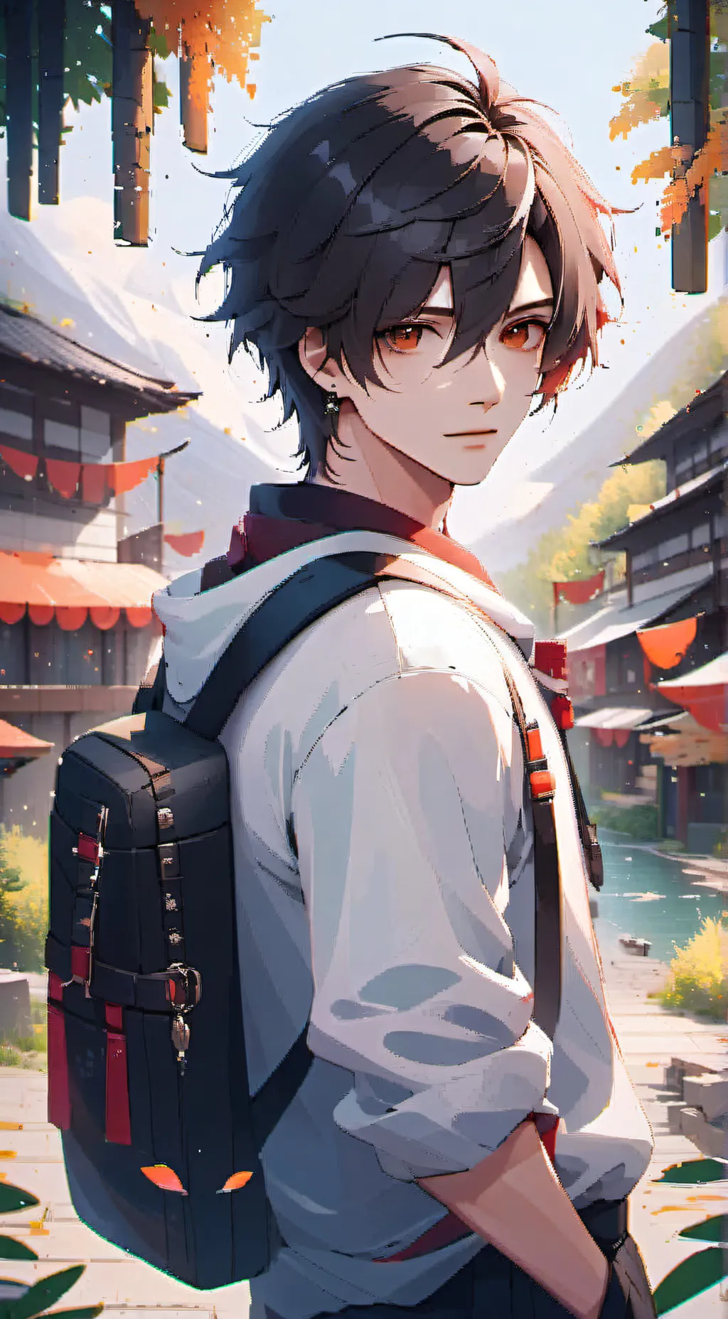 ai character: Slender background