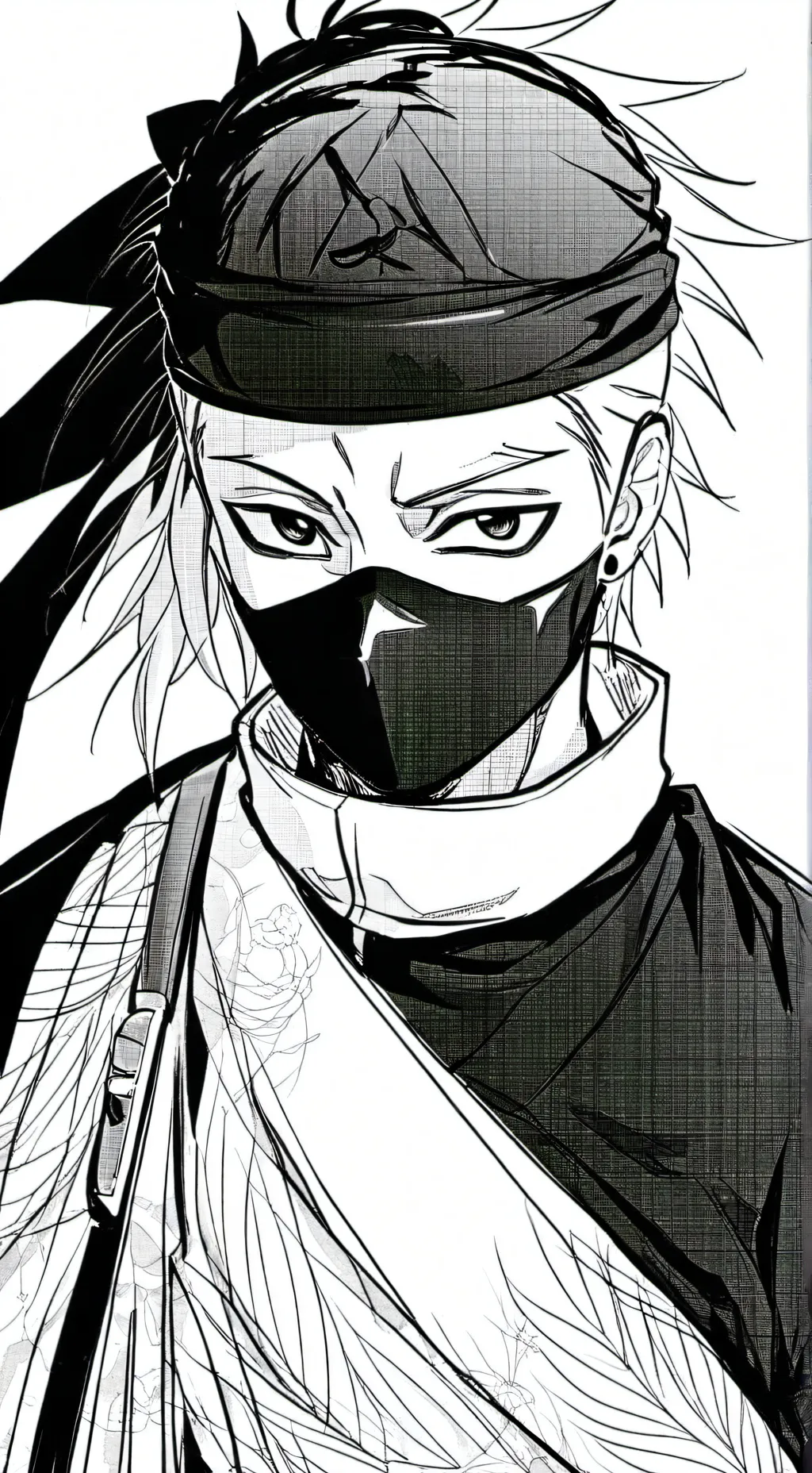 ai character: kakashi Akatsuki  background