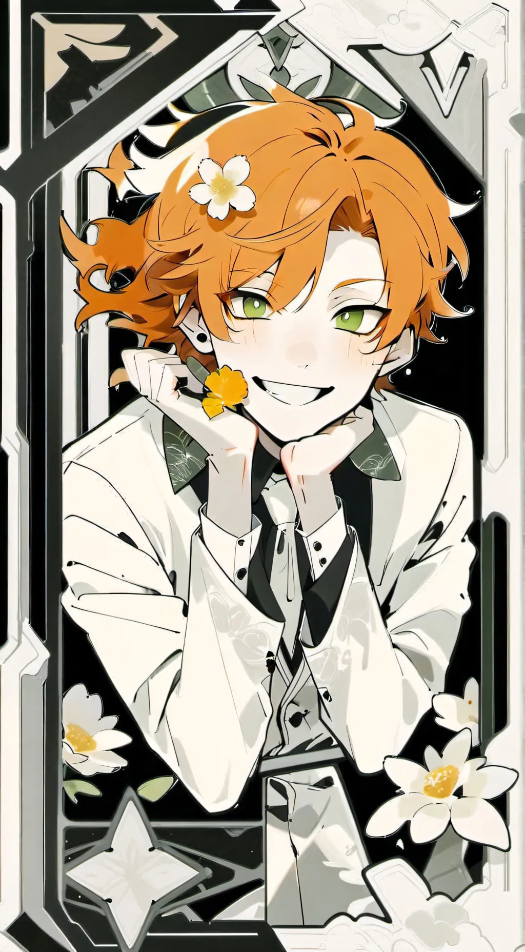 ai character: ♤ Zero ♤ background