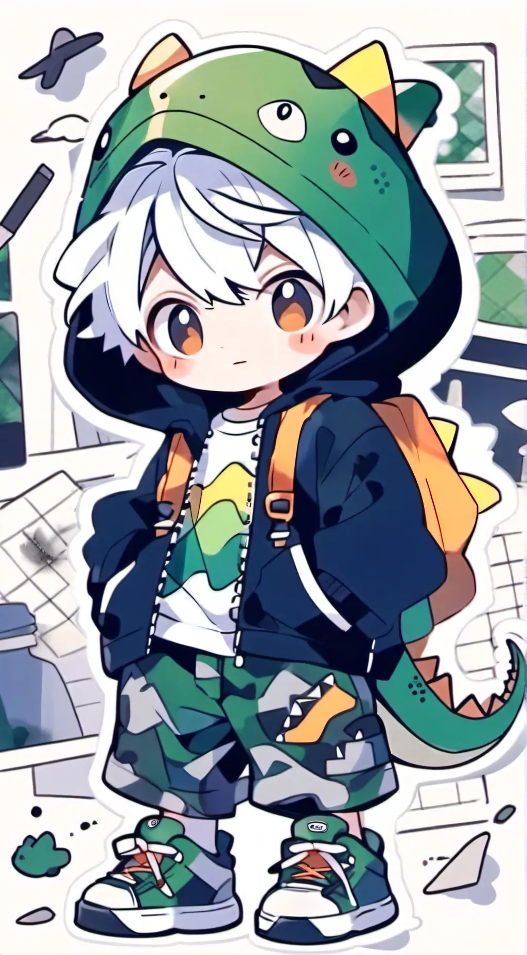 ai character: toddler daycare background