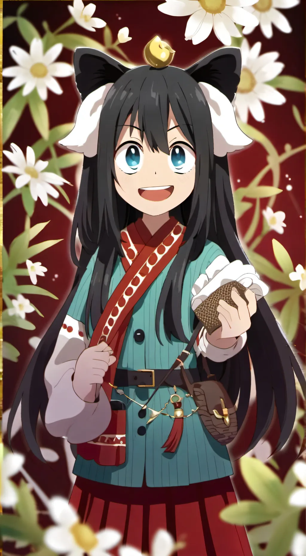 ai character: tsuyu asui background