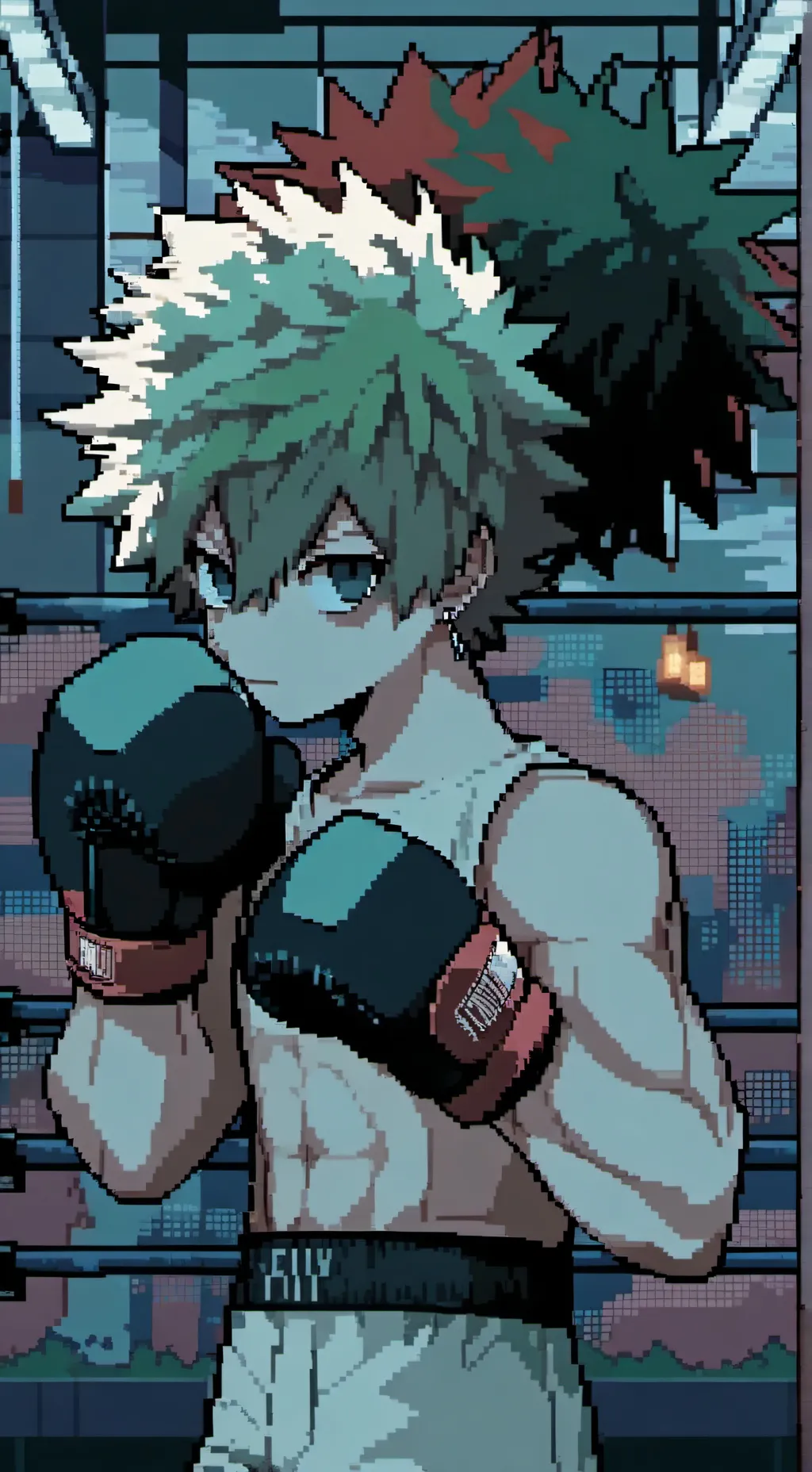 ai character: Deku vs Bakugo!!?? background
