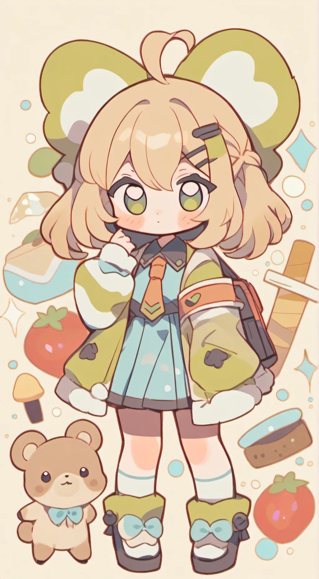 ai character: Bebita Gordita background