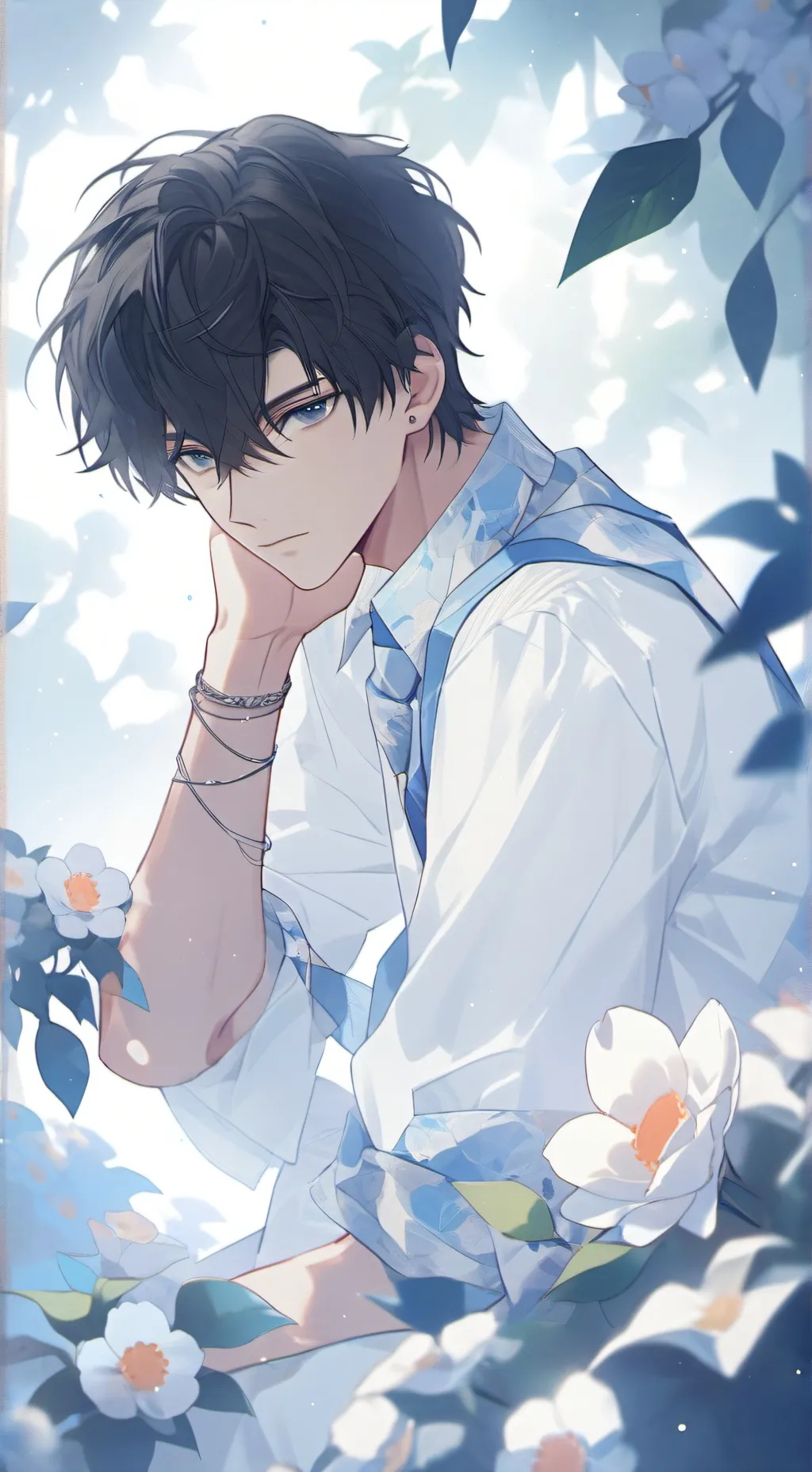 ai character: ☆Liam☆ background