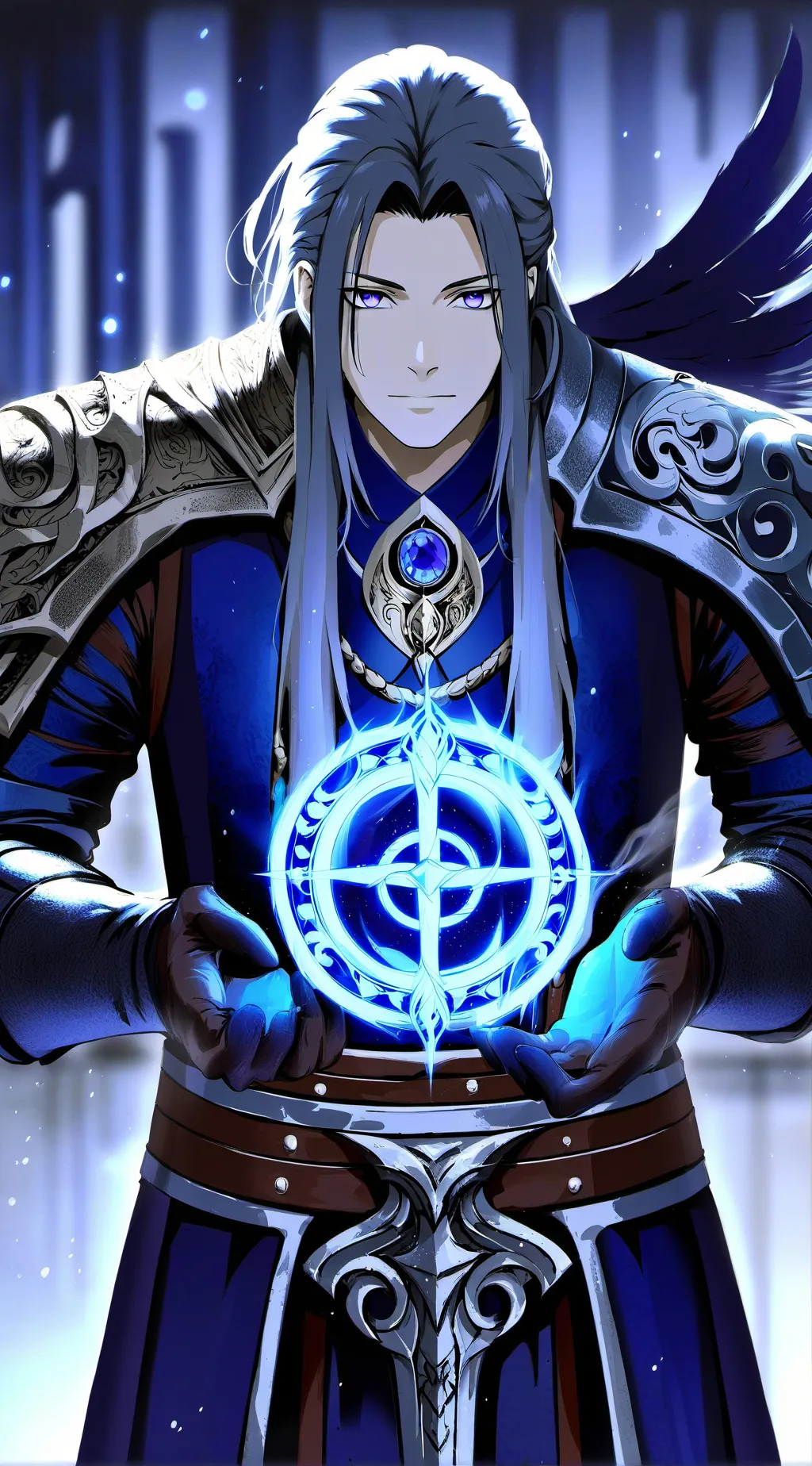 ai character: rey helado background