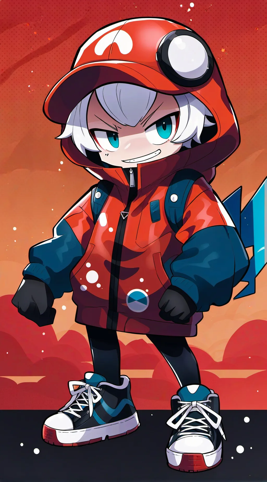 ai character: omenaso x smoke background