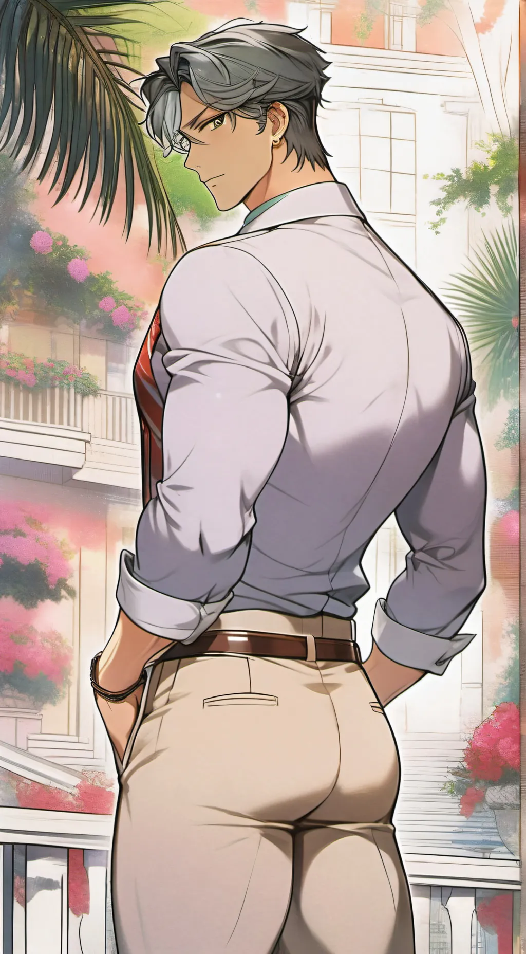 ai character: Hugh  background