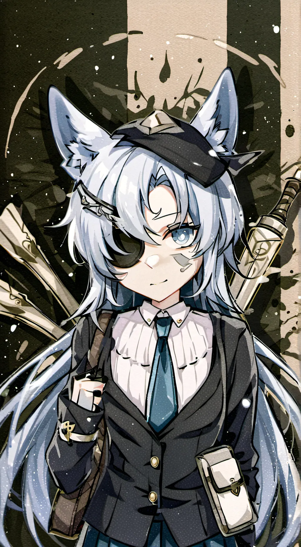 ai character: Shadow milk background