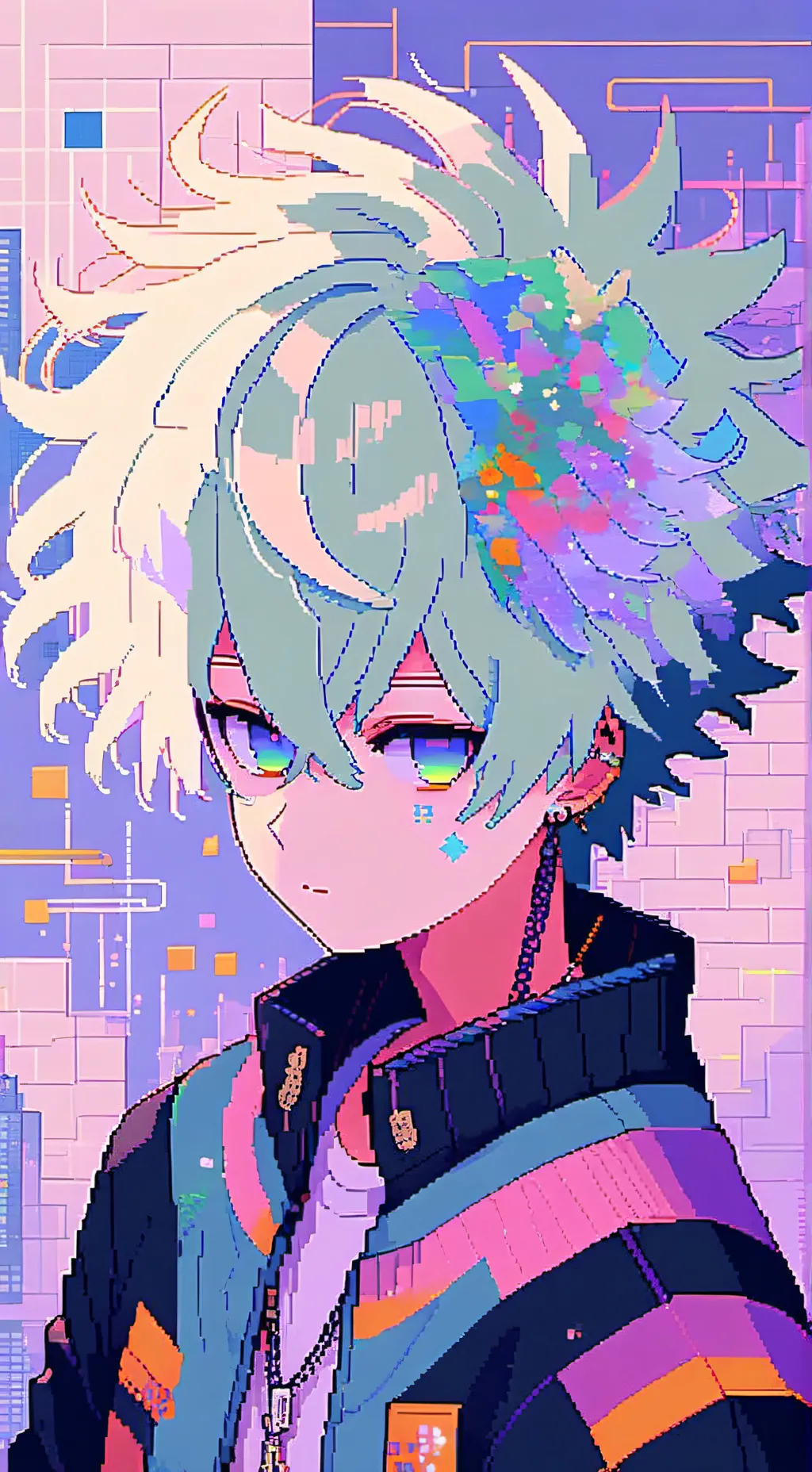 ai character: bakugo  background