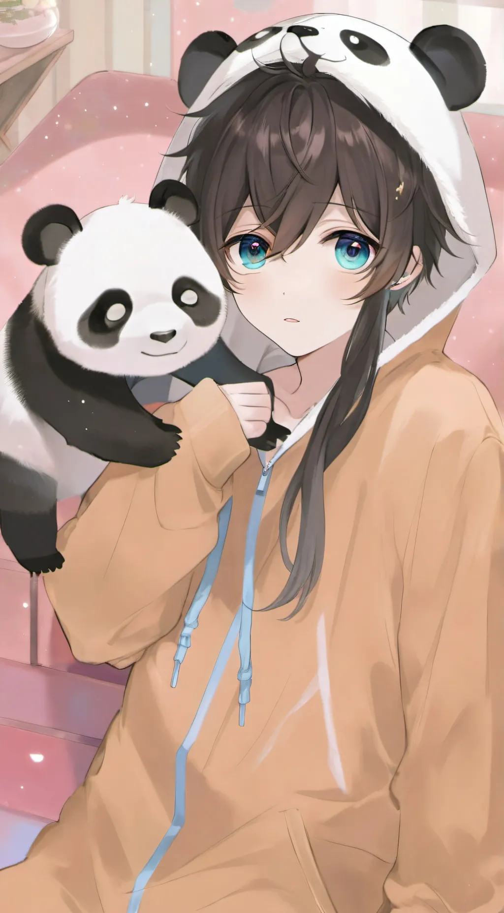 ai character: muichiro onesie  background