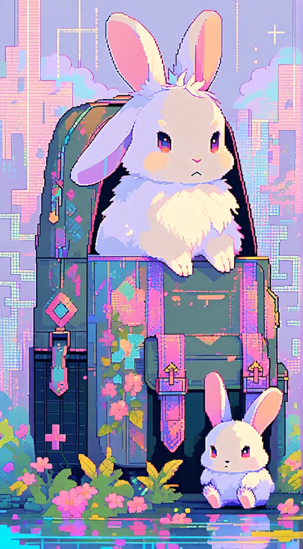 ai character: DoubleFedora  background