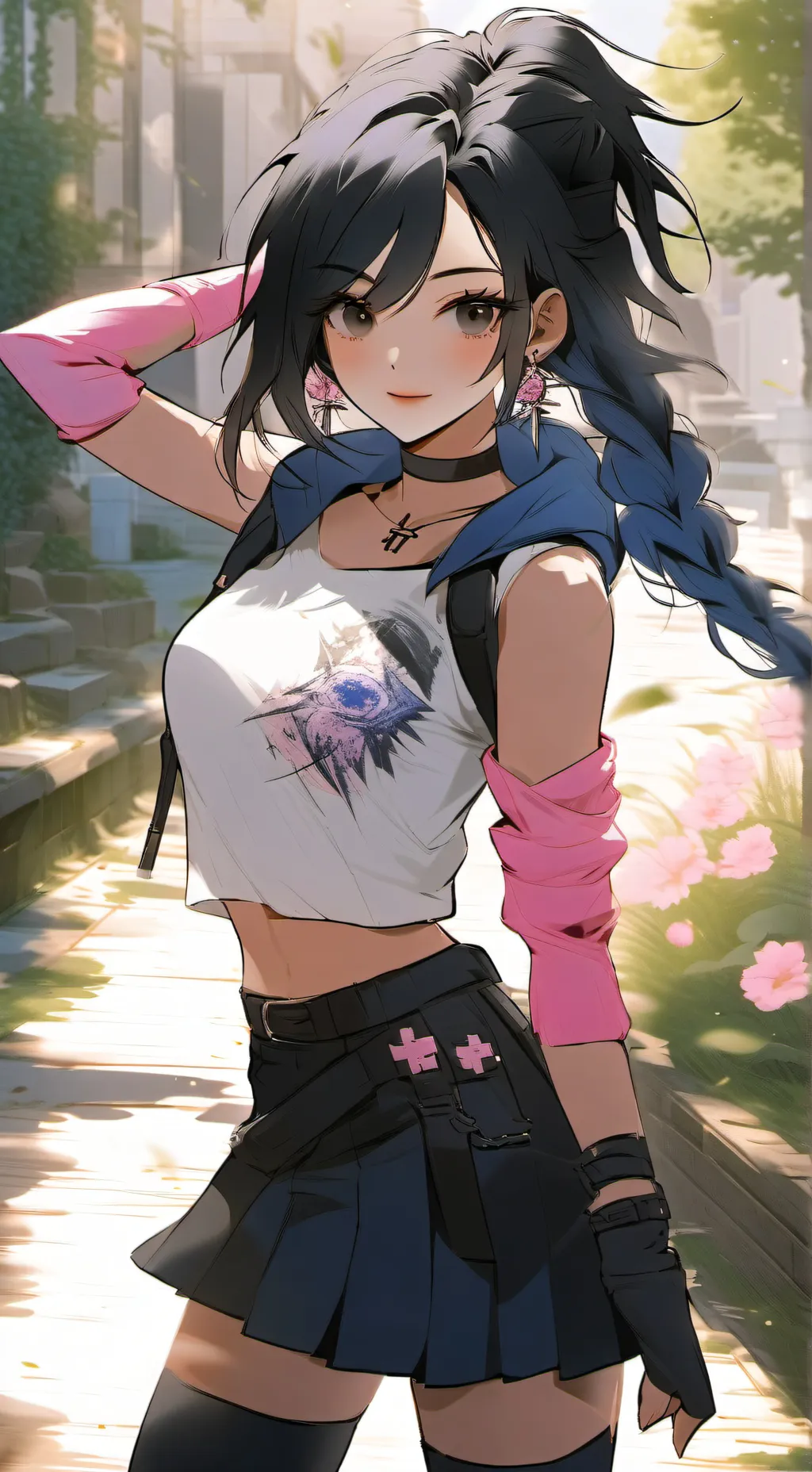 ai character: FLORA🌺 background