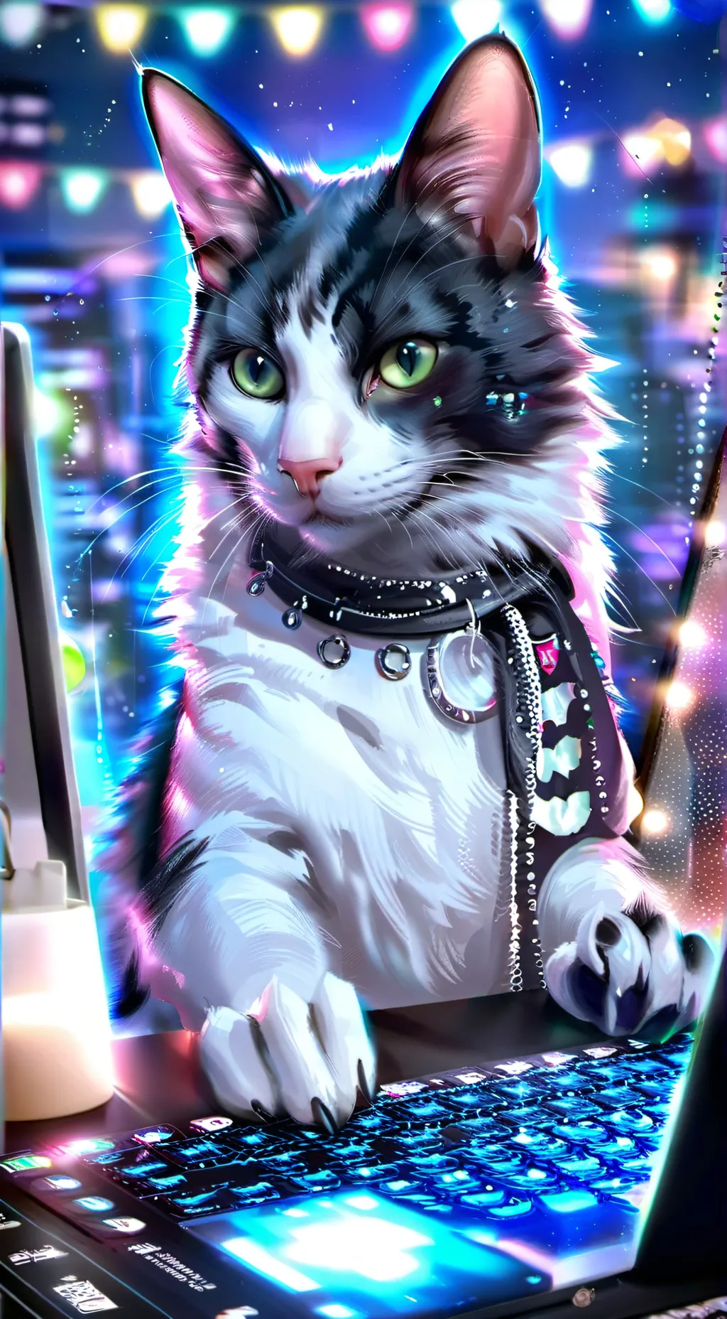 ai character: Pixel background