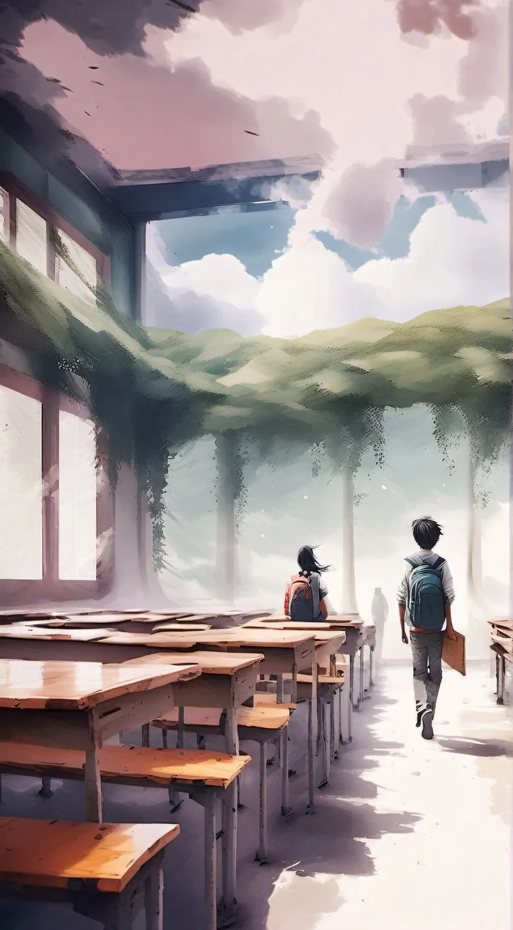 ai character: School  background