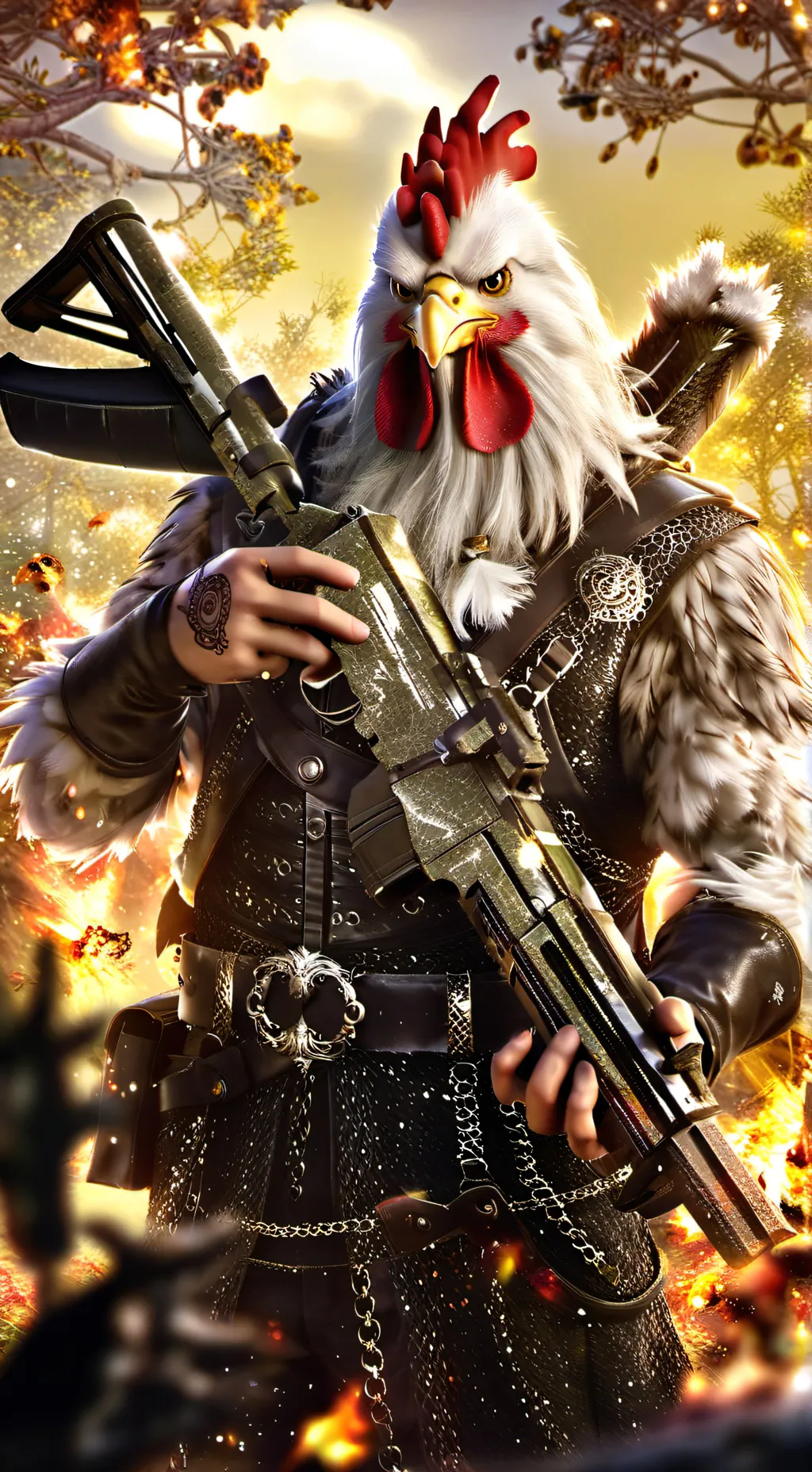 ai character: koko vs pig11 background