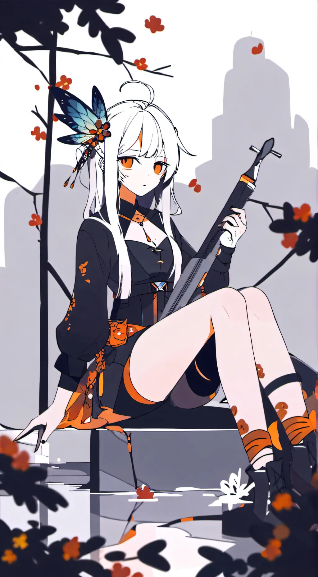 ai character: demon Slayer background