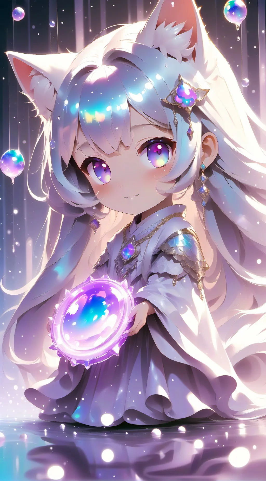 ai character: Mania la gatita  background