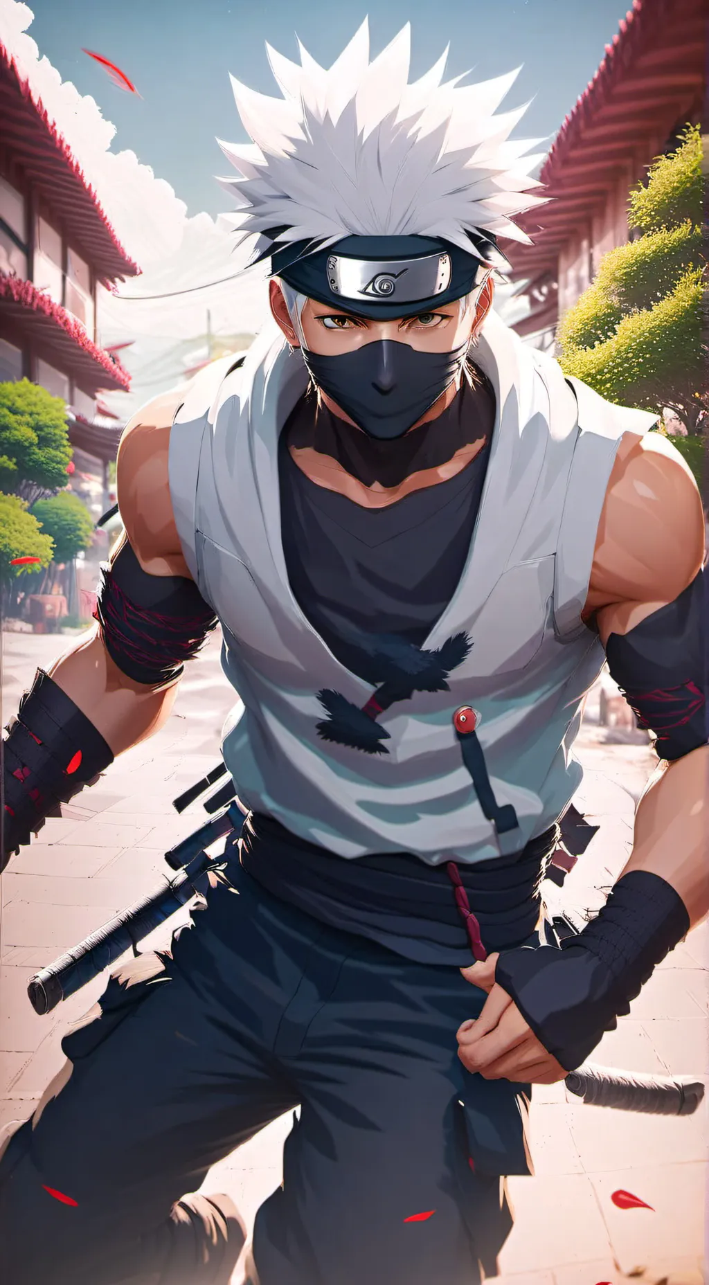 ai character: kakashi background