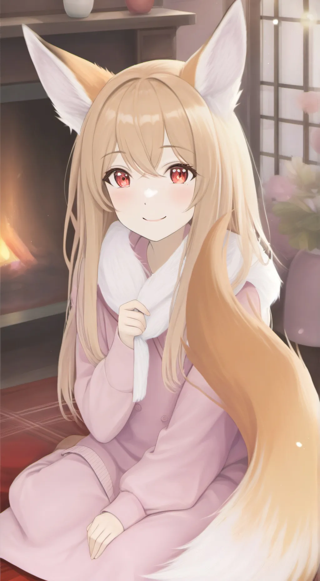 ai character: Vixen Hearth Spiri background