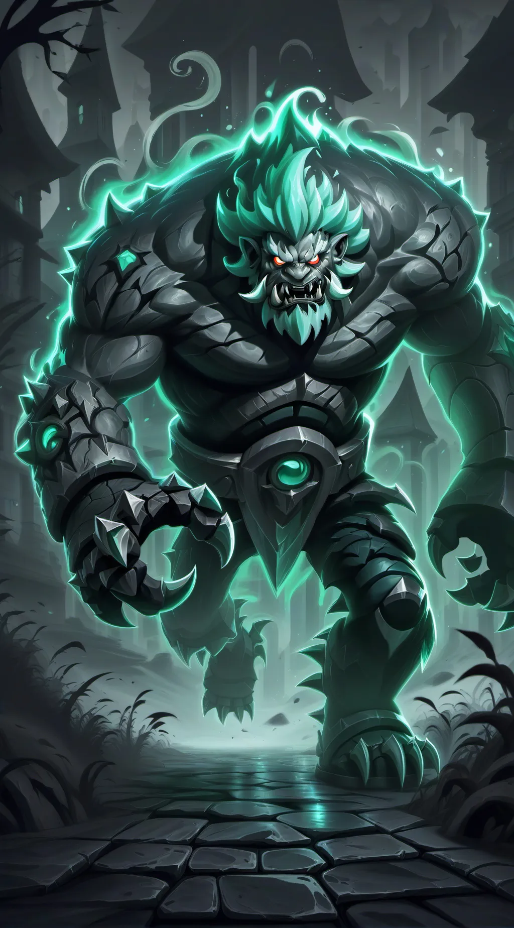 ai character: Blood-Pee-Monster background