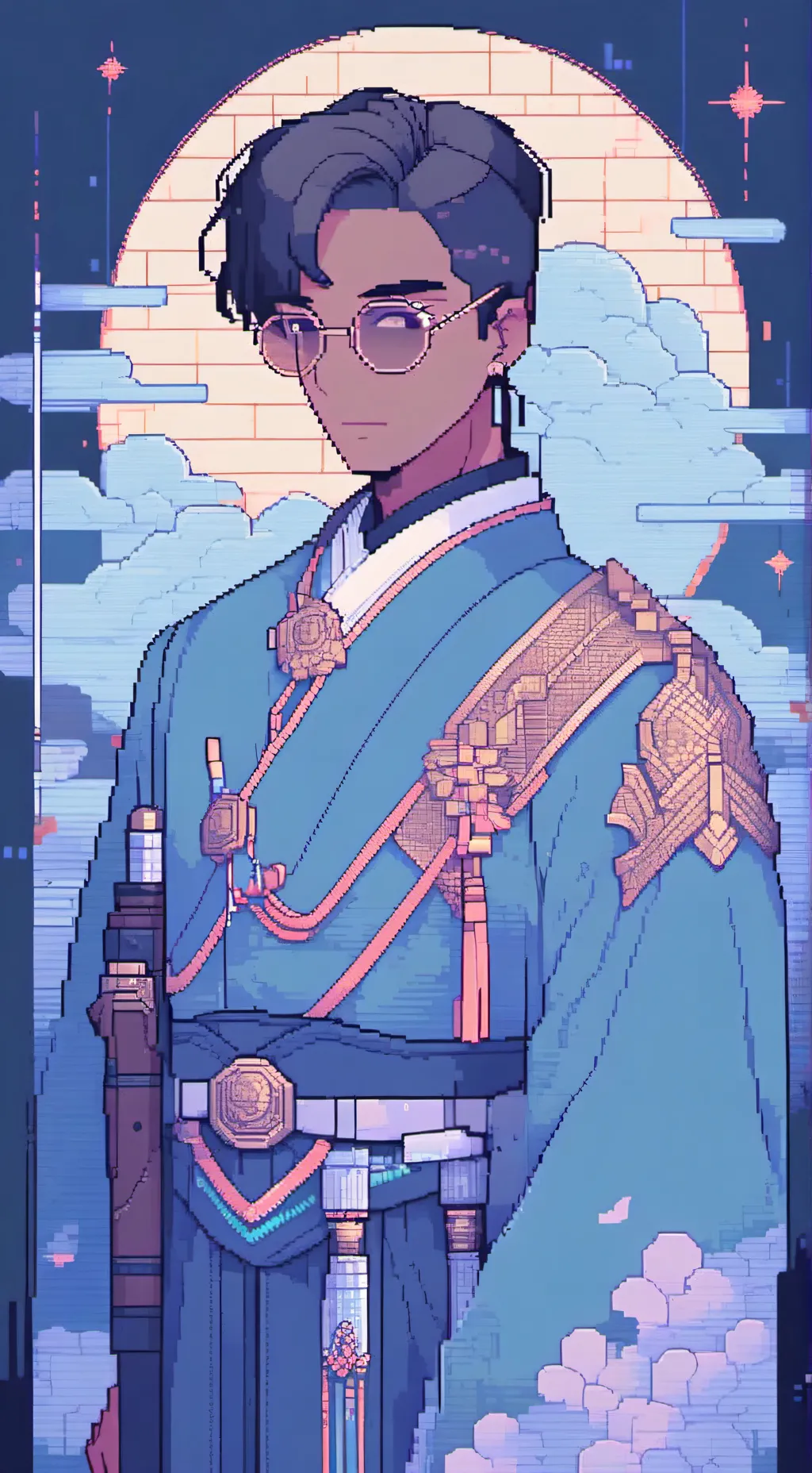 ai character: CH tea party background