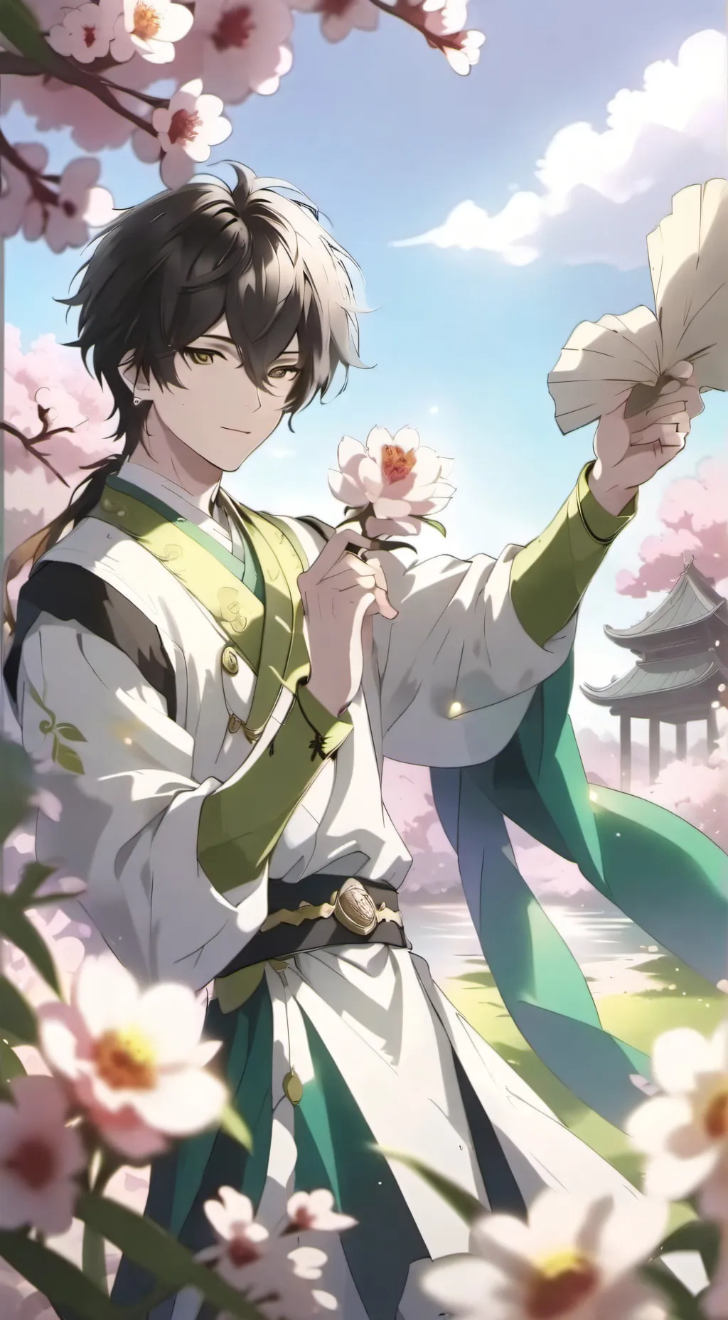 ai character: Unconscious male background