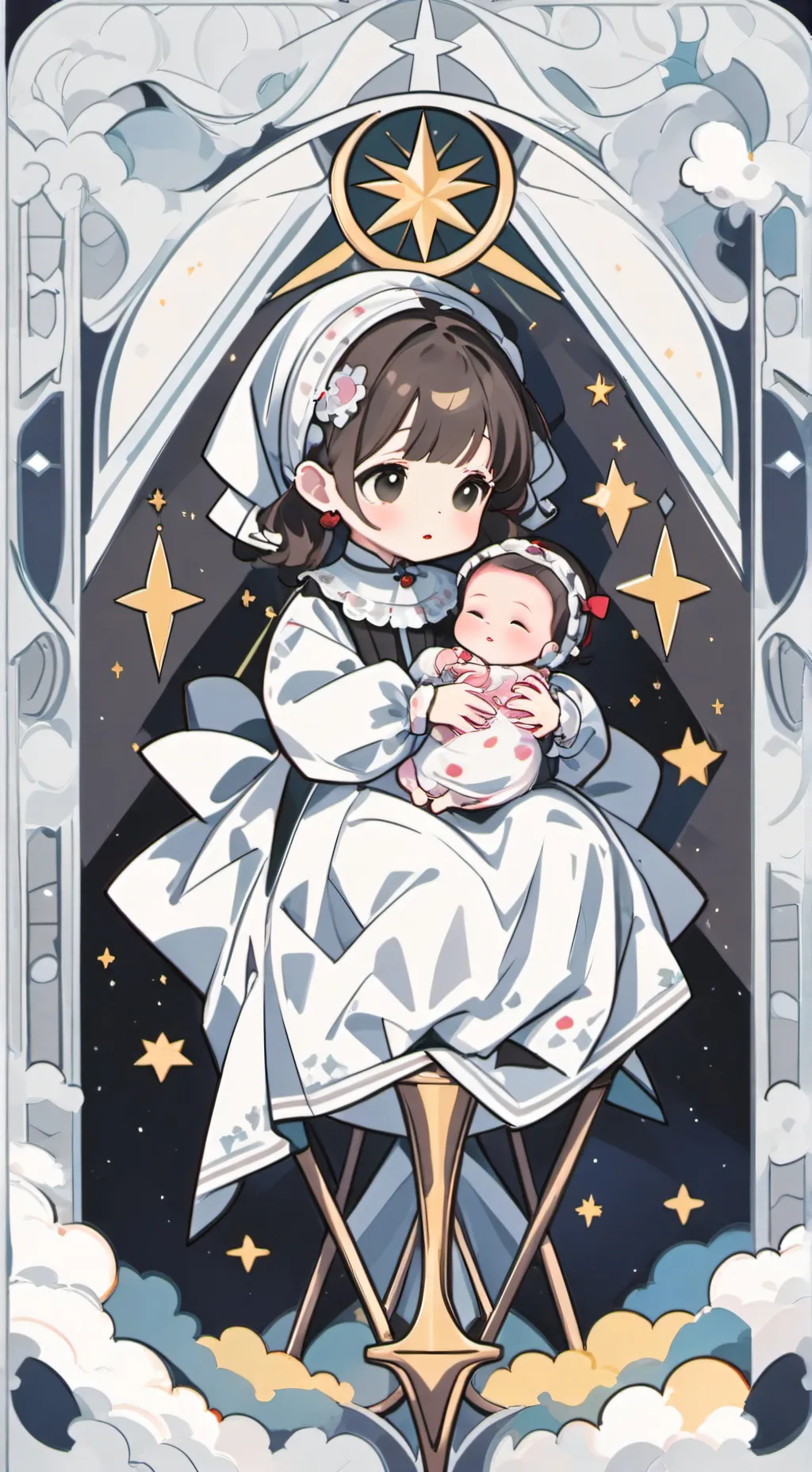 ai character: Orphan Babies background