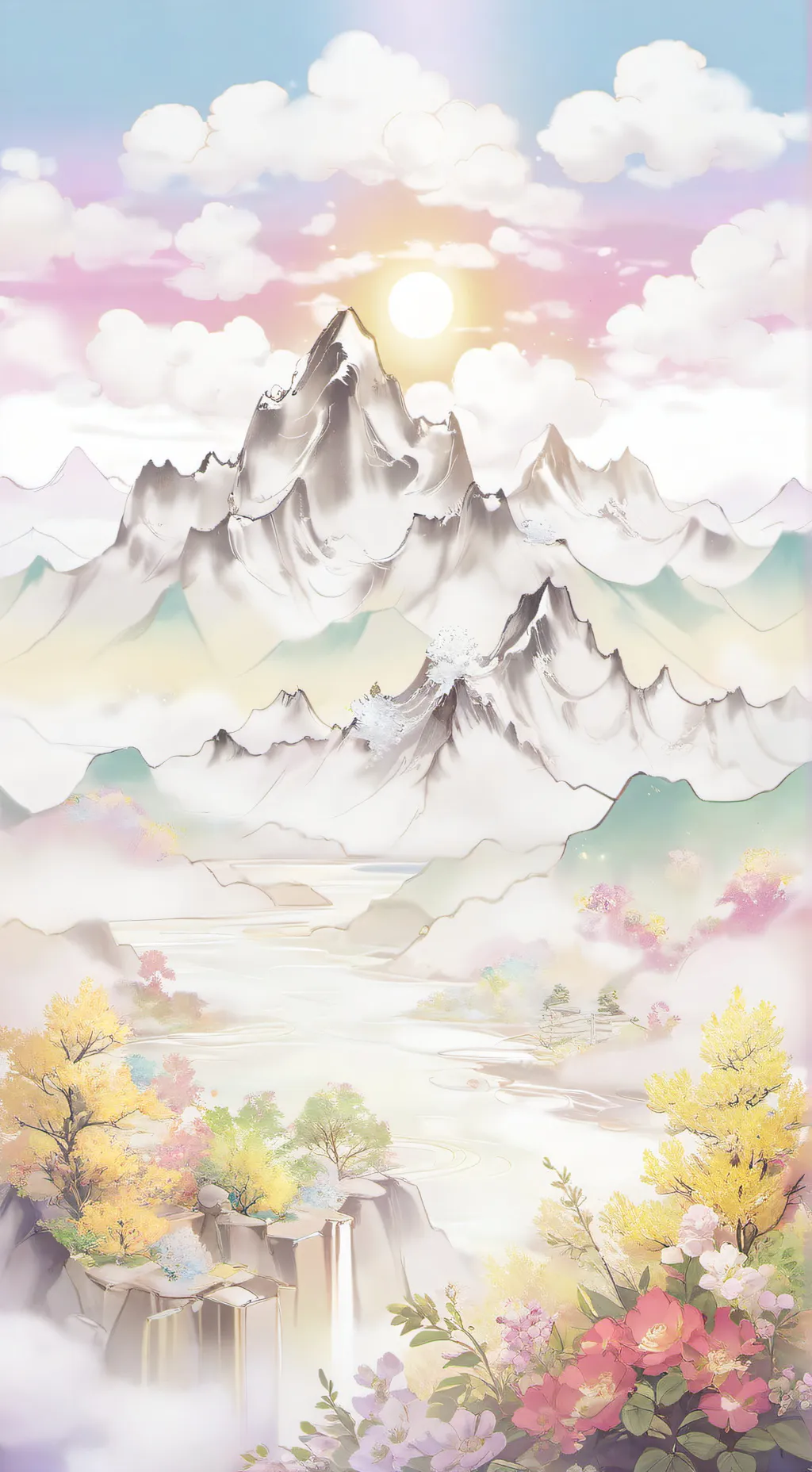 ai character: 🌈RAINBØW FRÎENDS🌈 background