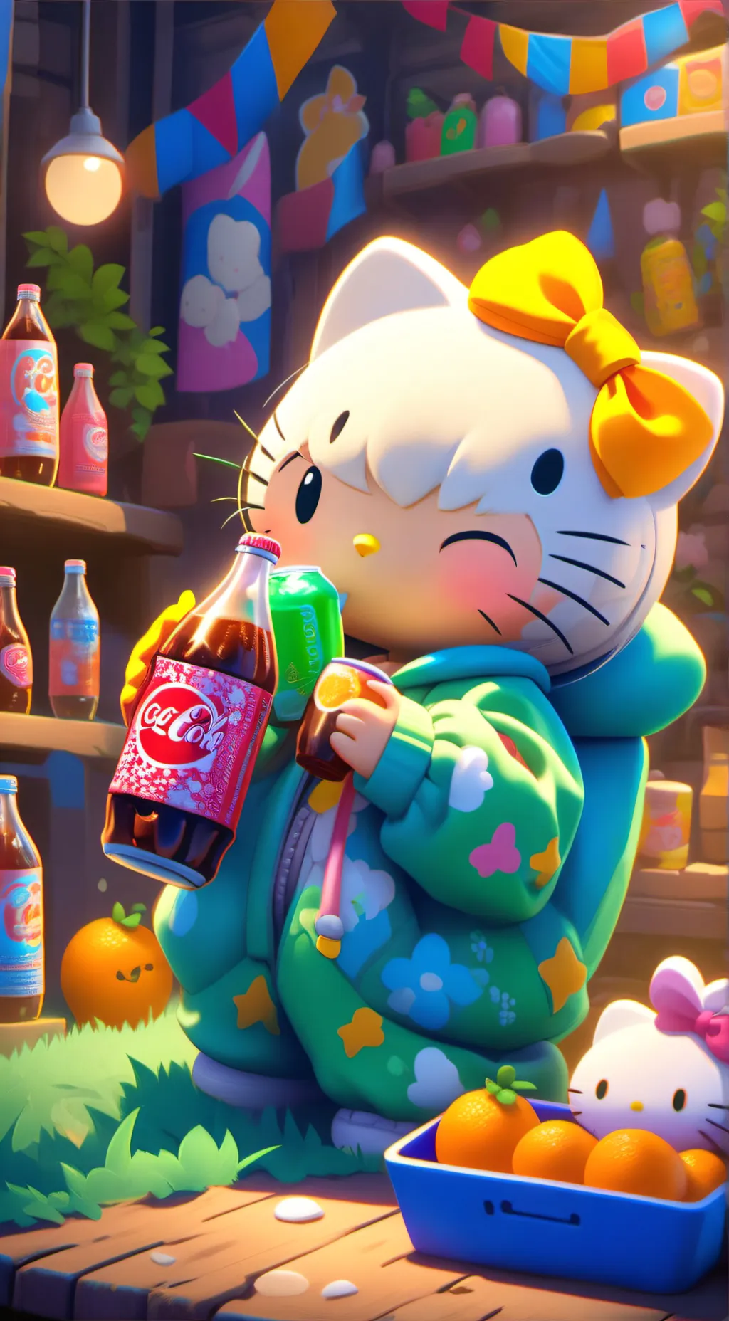 ai character: cocacolastic💩 background