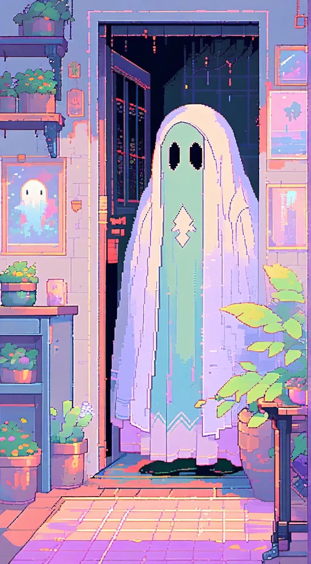 ai character: sam and colby  background