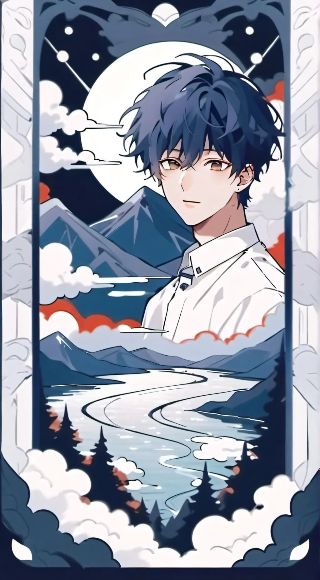 ai character: мік background