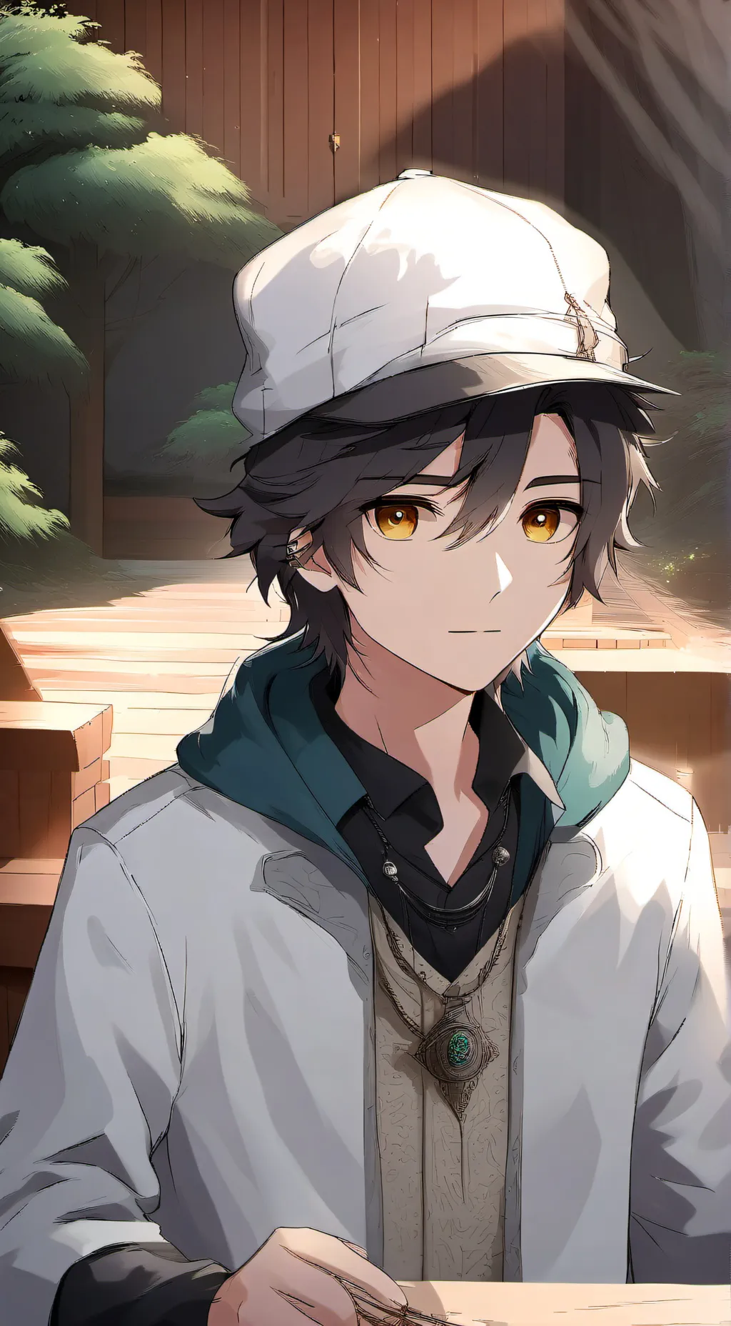 ai character: Noah  background