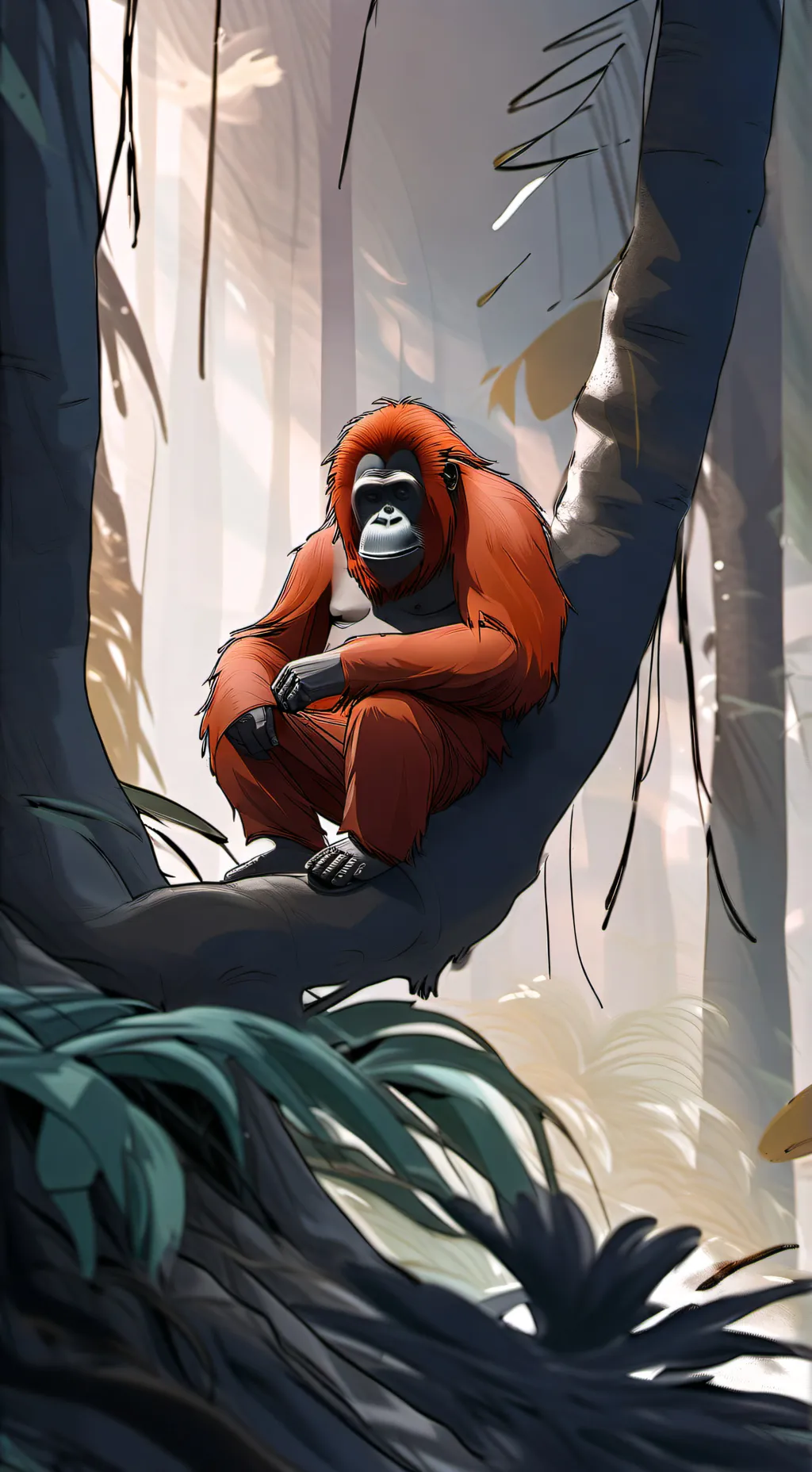 ai character: APE background