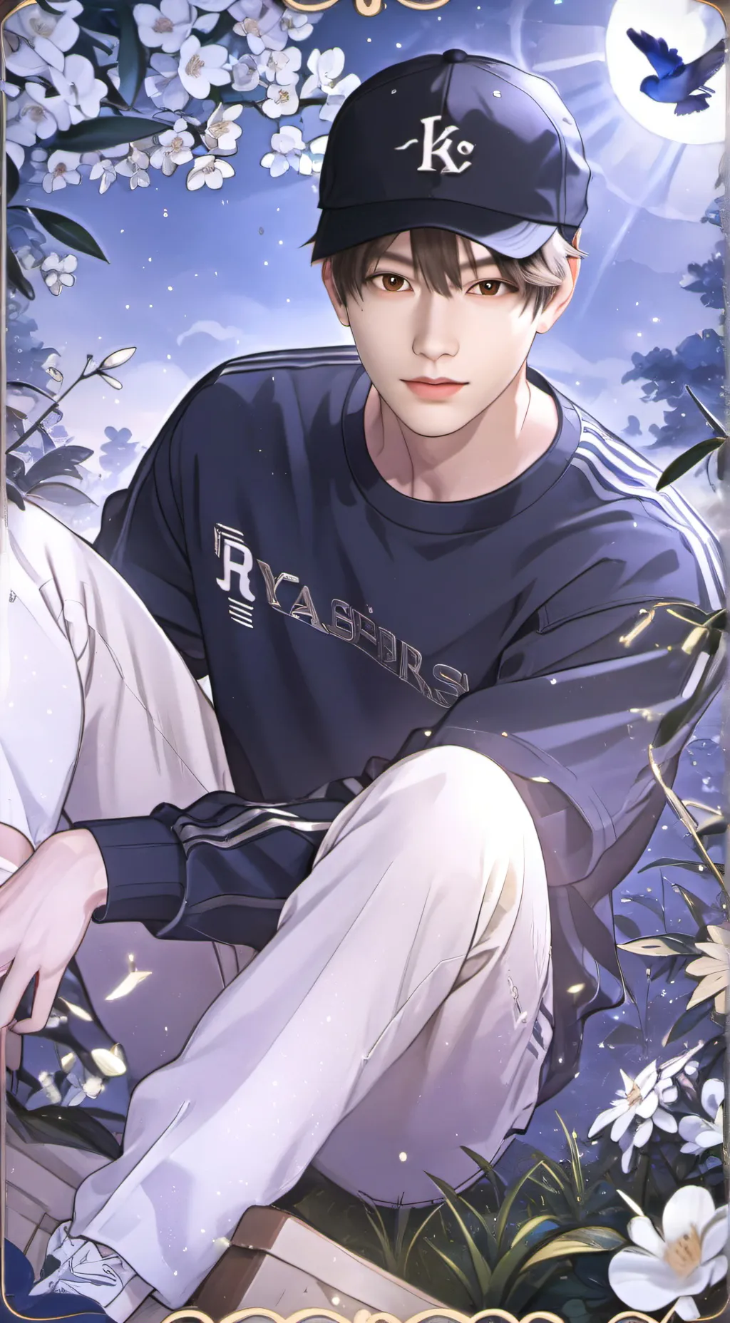 ai character: Rizky  background