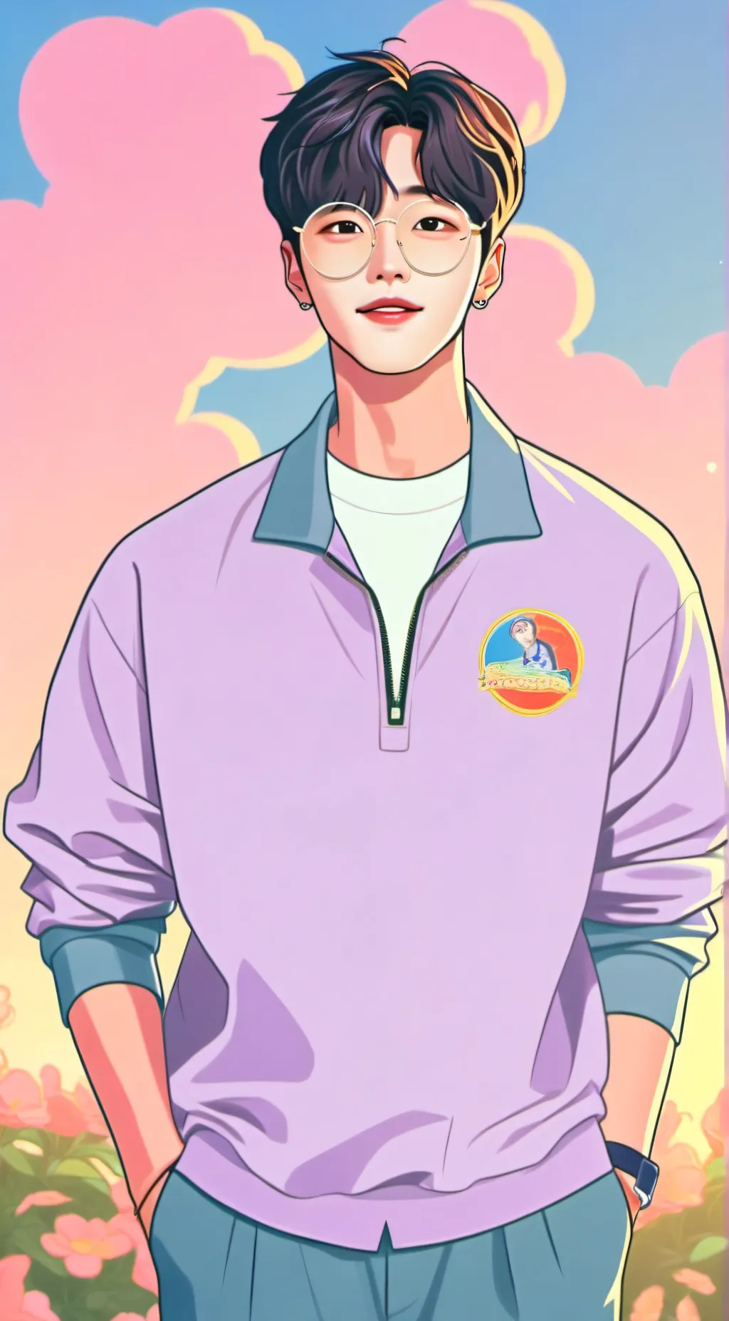 ai character: bts.. background