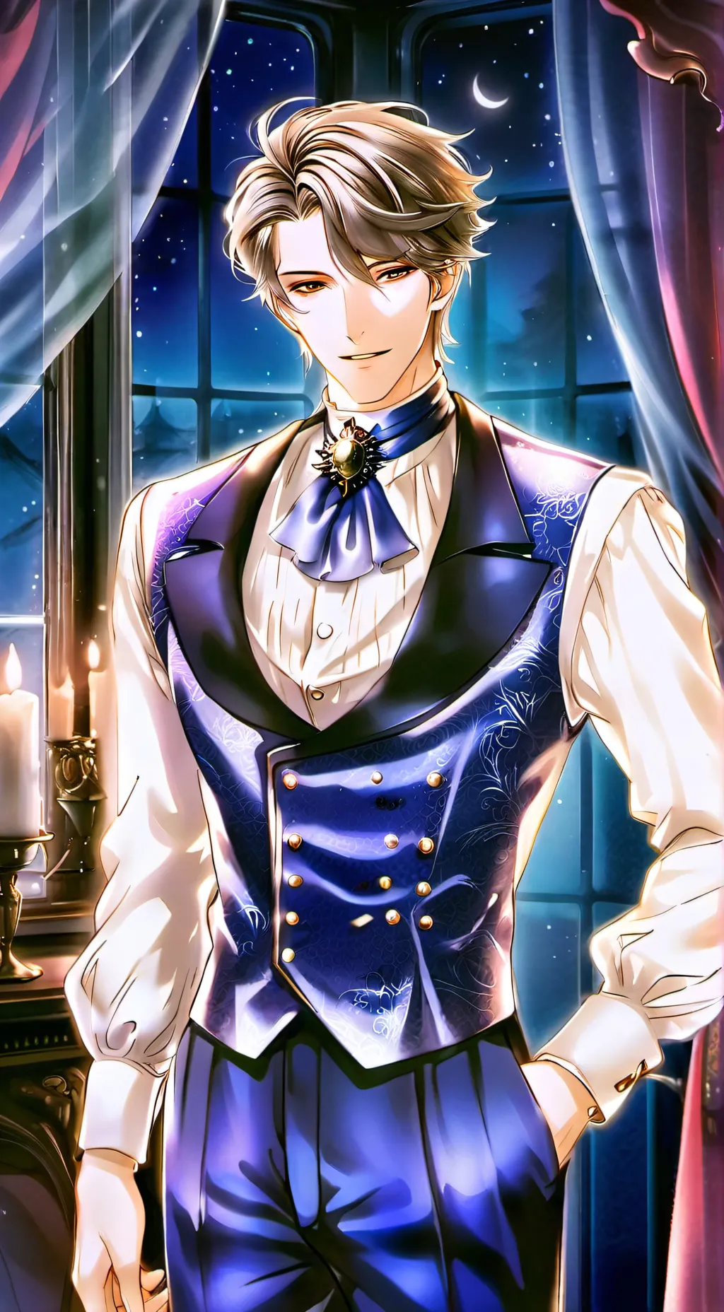 ai character: william background